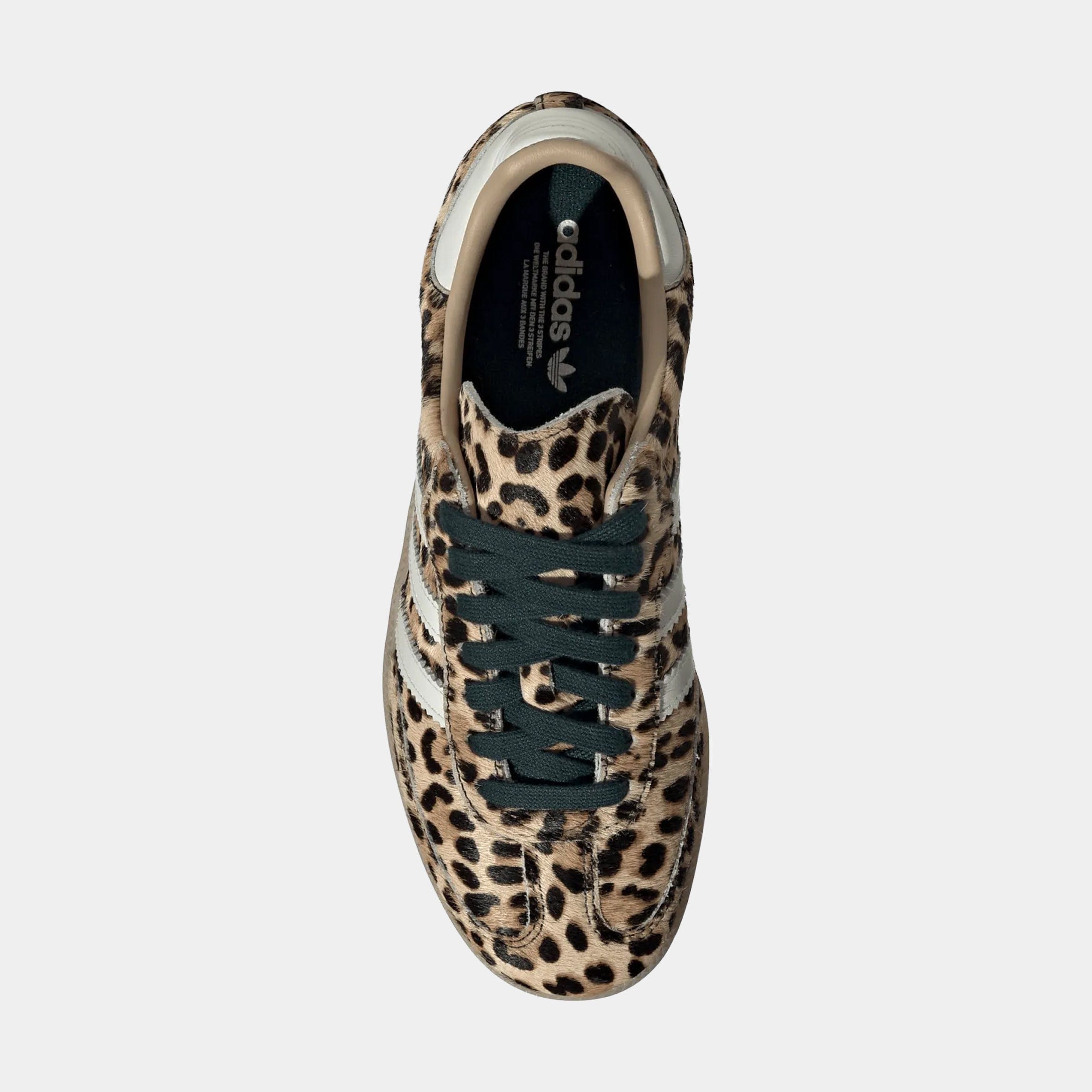 adidas Samba OG Leopard Womens Lifestyle Shoes (Magic Beige/Ivory/Gum)