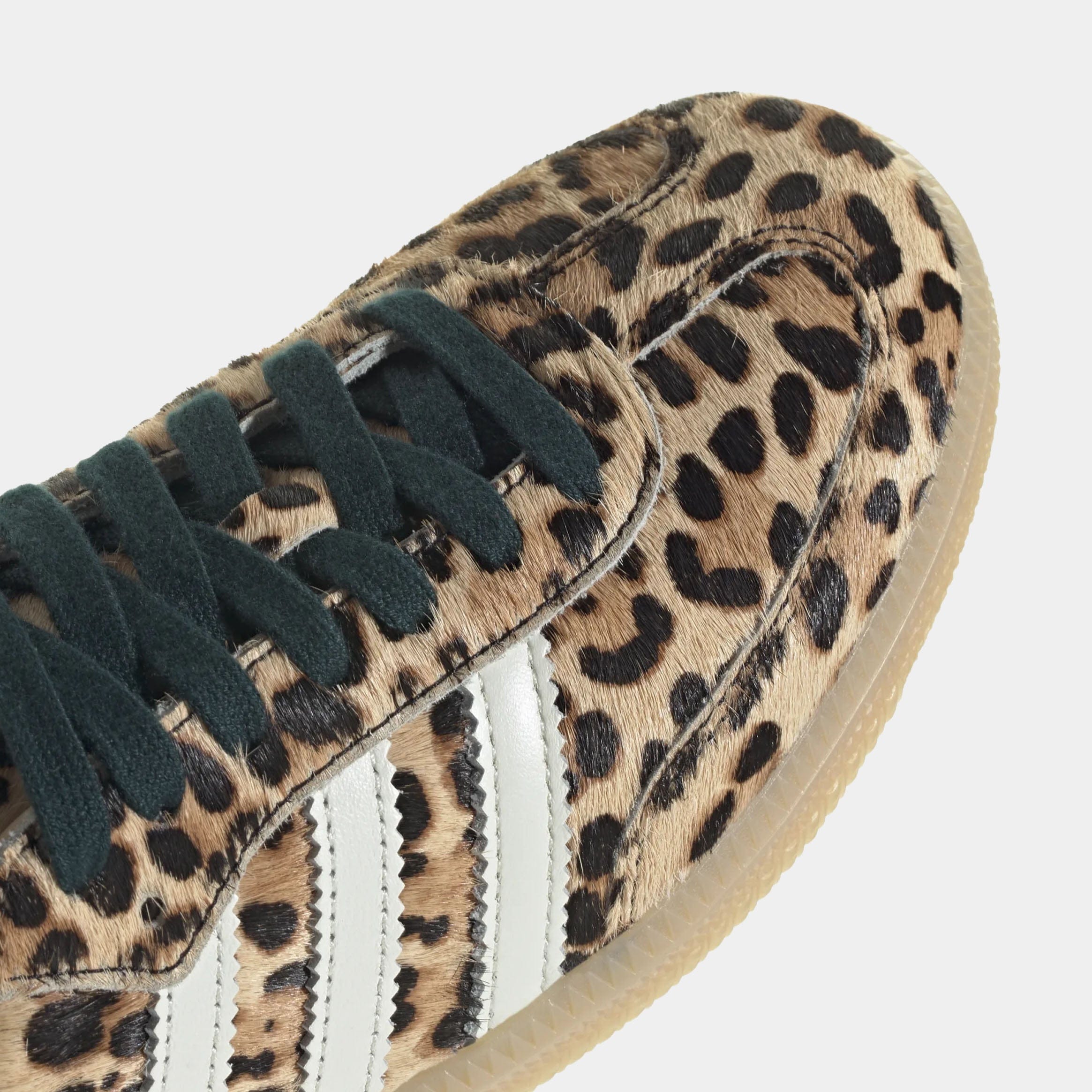 adidas Samba OG Leopard Womens Lifestyle Shoes (Magic Beige/Ivory/Gum)