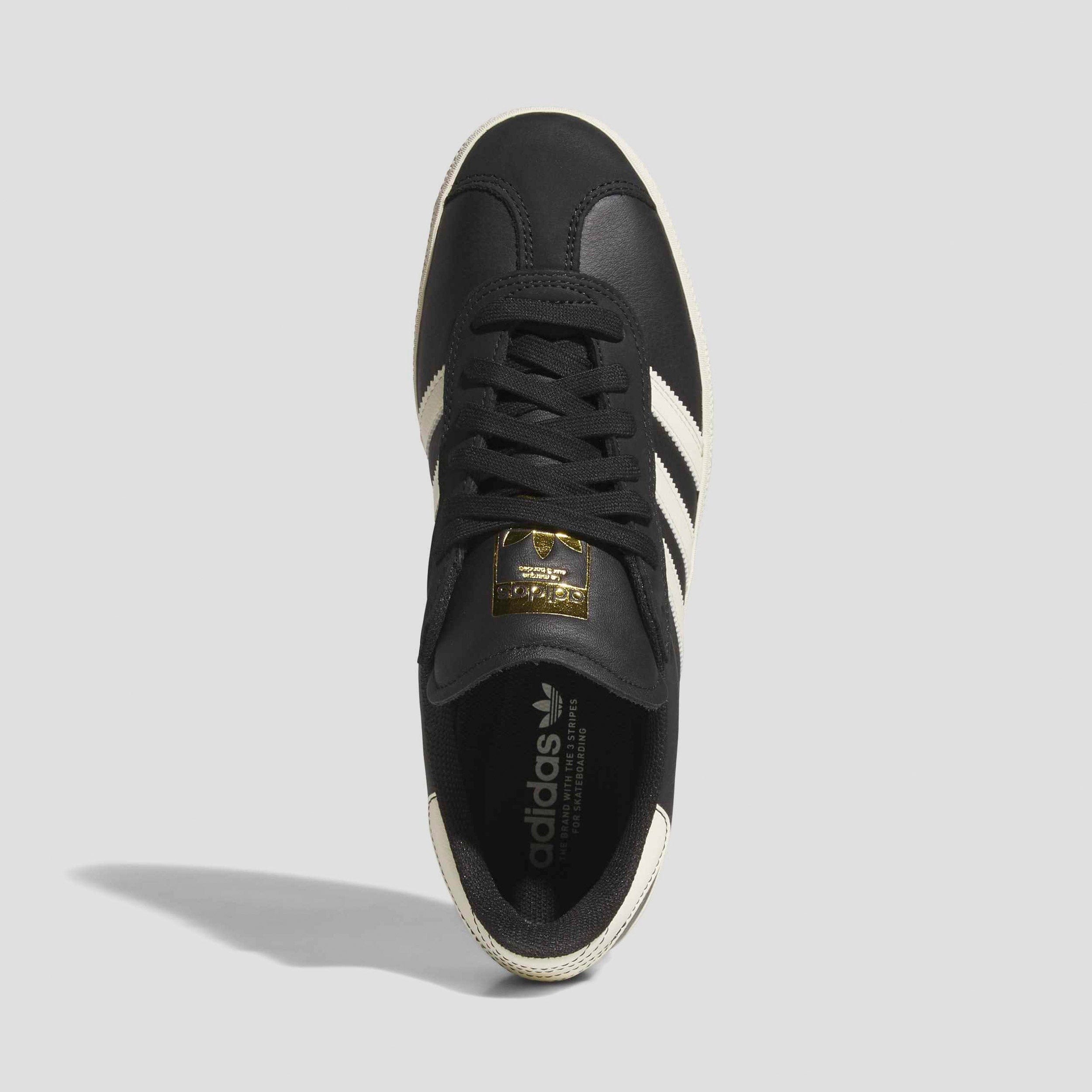 adidas Gazelle ADV Skate Shoes Core Black / Core White / Gold
