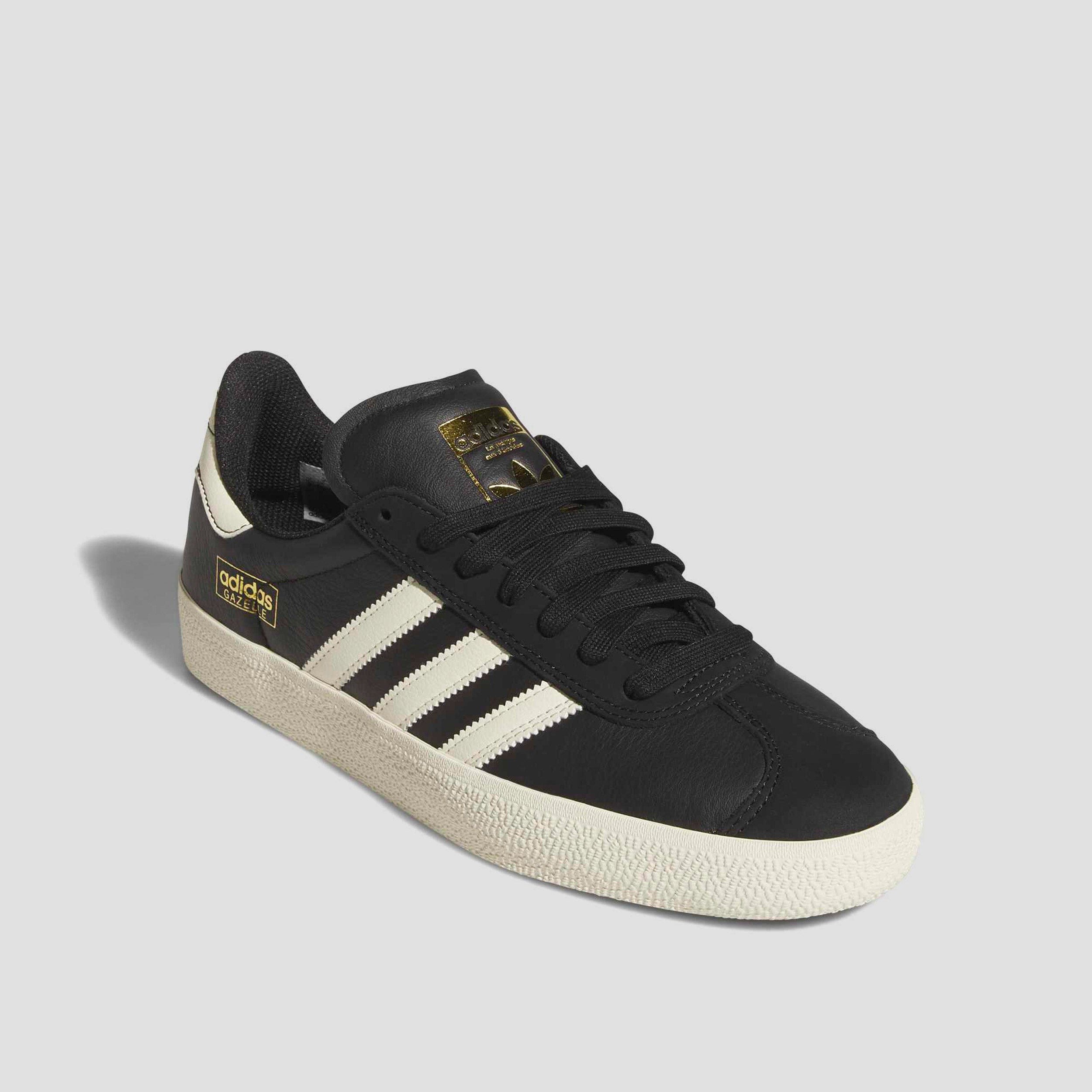 adidas Gazelle ADV Skate Shoes Core Black / Core White / Gold