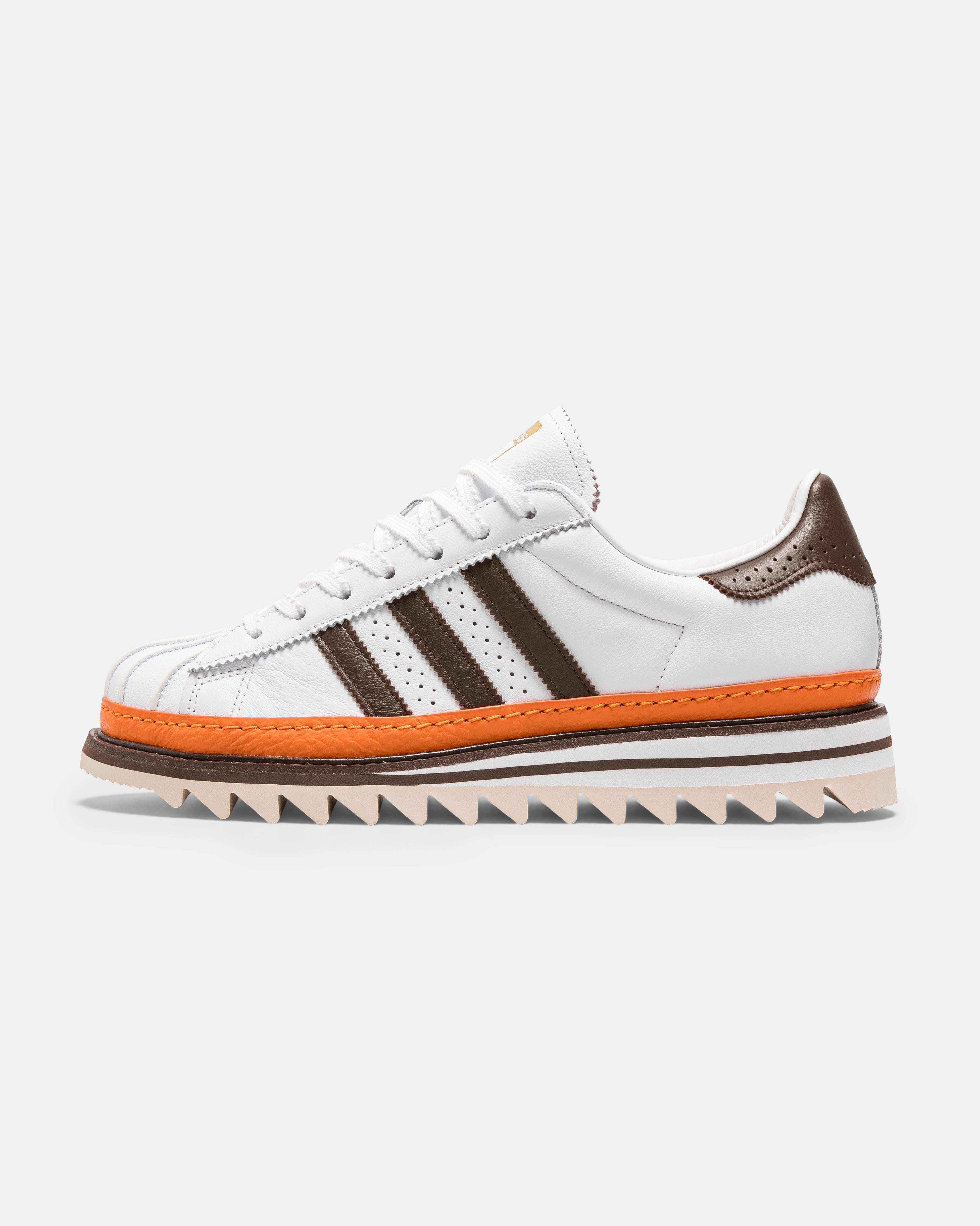 adidas Superstar x CLOT by Edison Chen - Footwear White/Coffee - Unity Orange