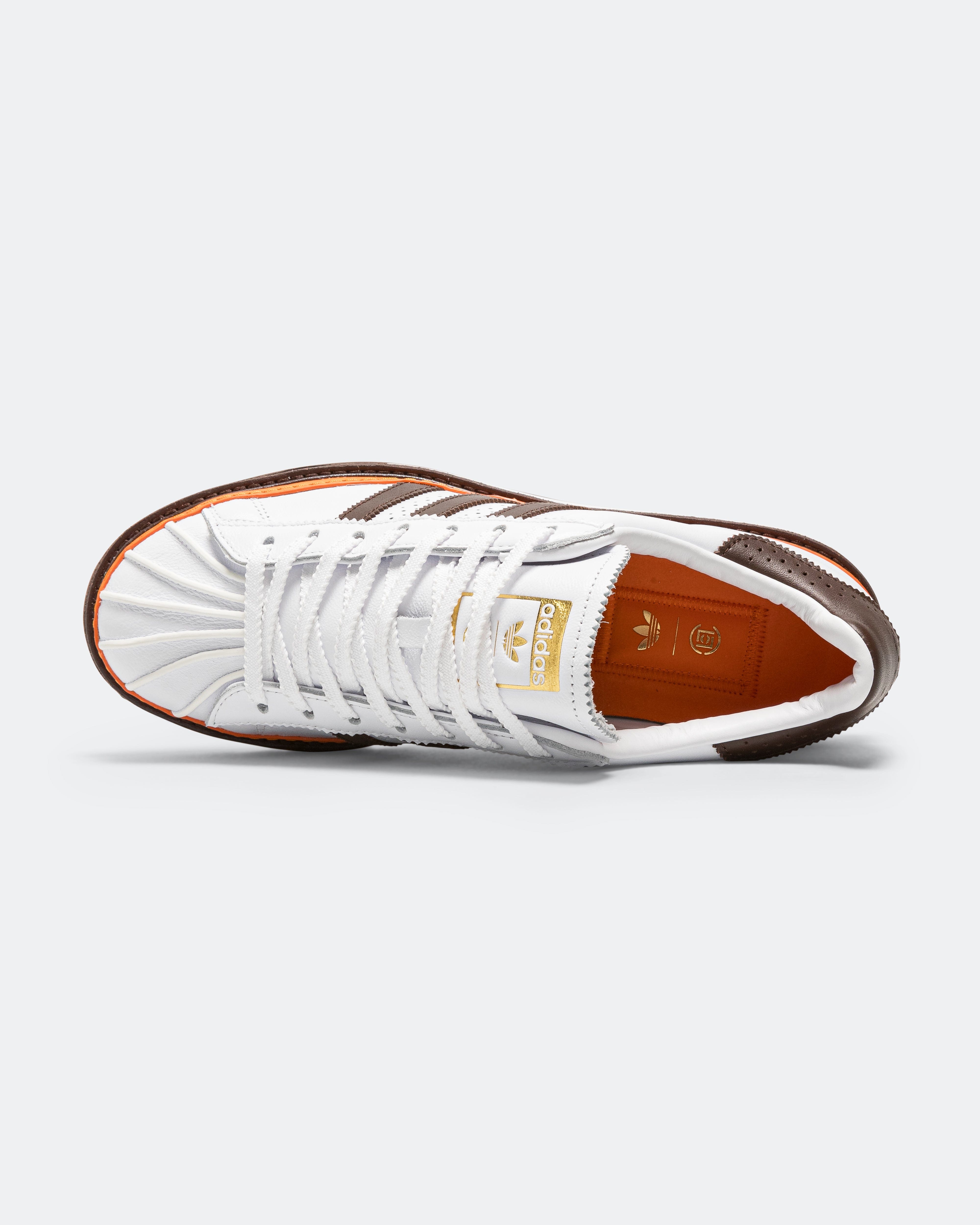 adidas Superstar x CLOT by Edison Chen - Footwear White/Coffee - Unity Orange