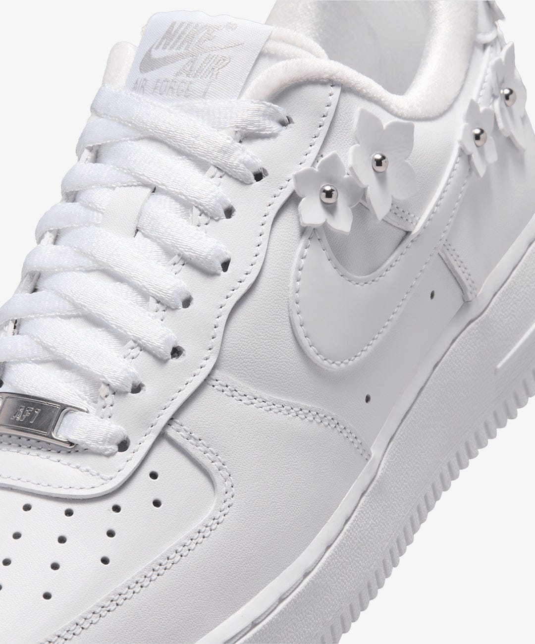 Nike | AIR FORCE 1 '07 { WHITE/WHITE - WOLF GREY - METALLIC SILVER