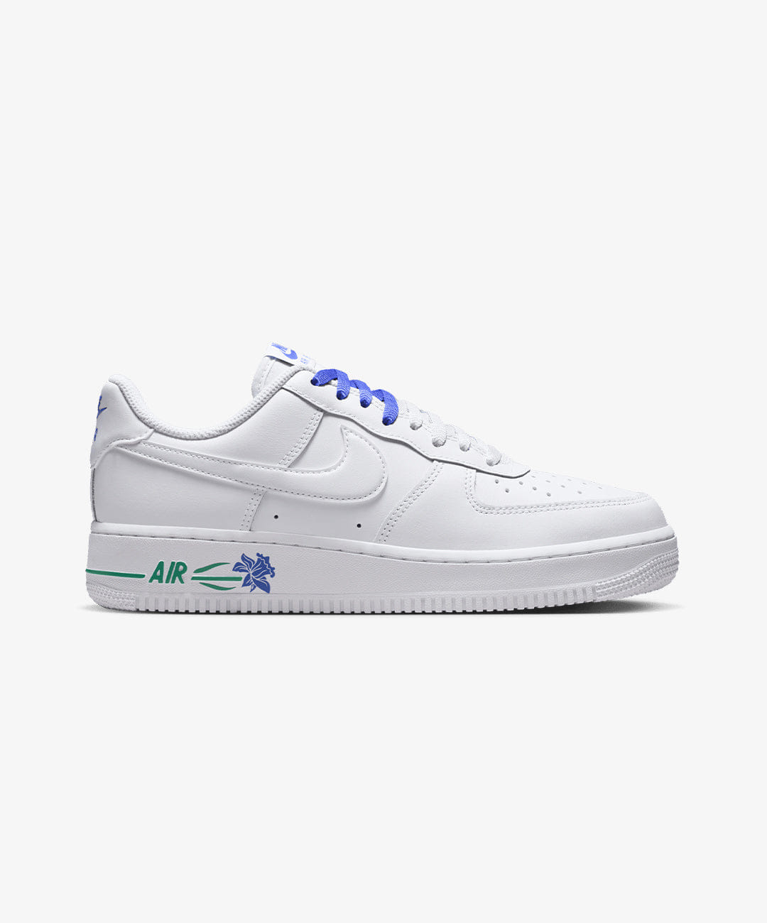 Nike | AIR FORCE 1 '07 SE { WHITE/WHITE - PERSIAN VIOLET - STADIUM GREEN