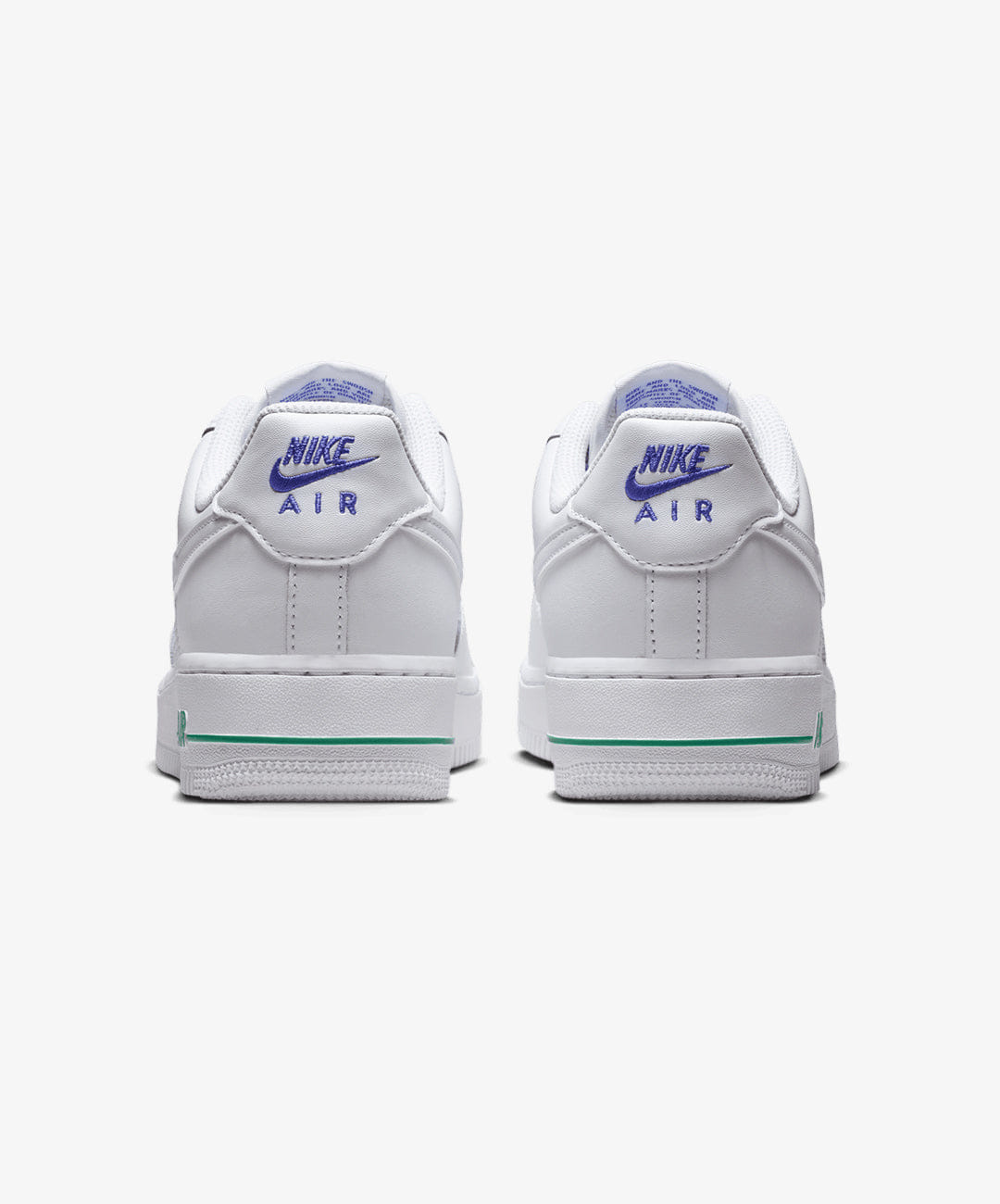 Nike | AIR FORCE 1 '07 SE { WHITE/WHITE - PERSIAN VIOLET - STADIUM GREEN