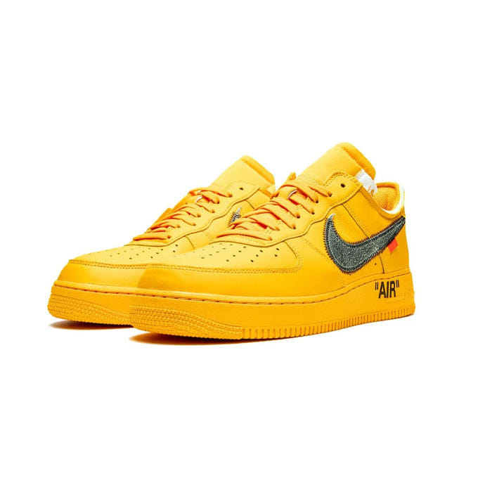Nike Air Force 1 Low Off - White ICA University Gold Lemonade