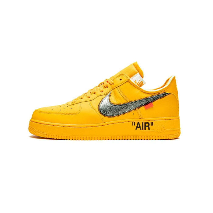 Nike Air Force 1 Low Off - White ICA University Gold Lemonade