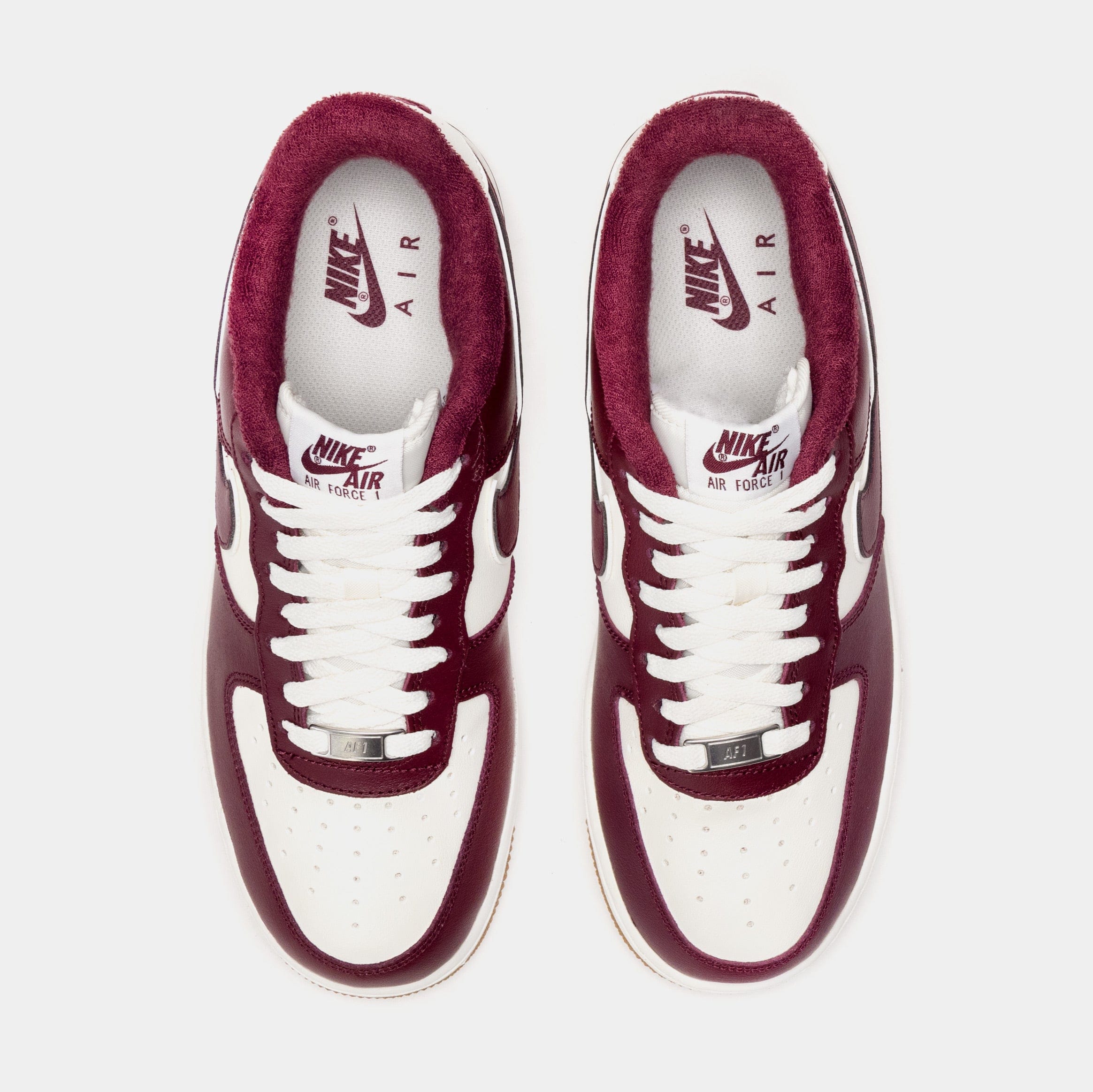 Nike Air Force 1 '07 Night Maroon Mens Lifestyle Shoes (Maroon/White)