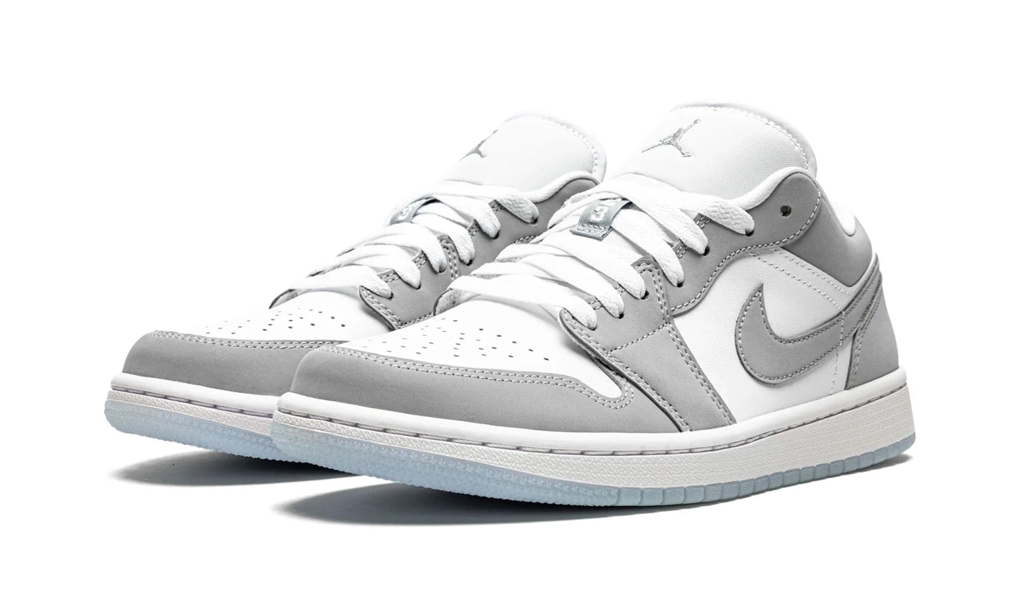 AIR JORDAN 1 LOW WHITE / WOLF GREY
