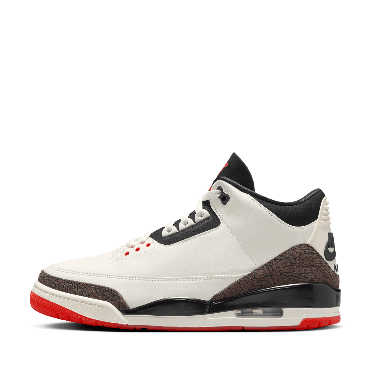 Air Jordan 3 Retro Sail and University Red