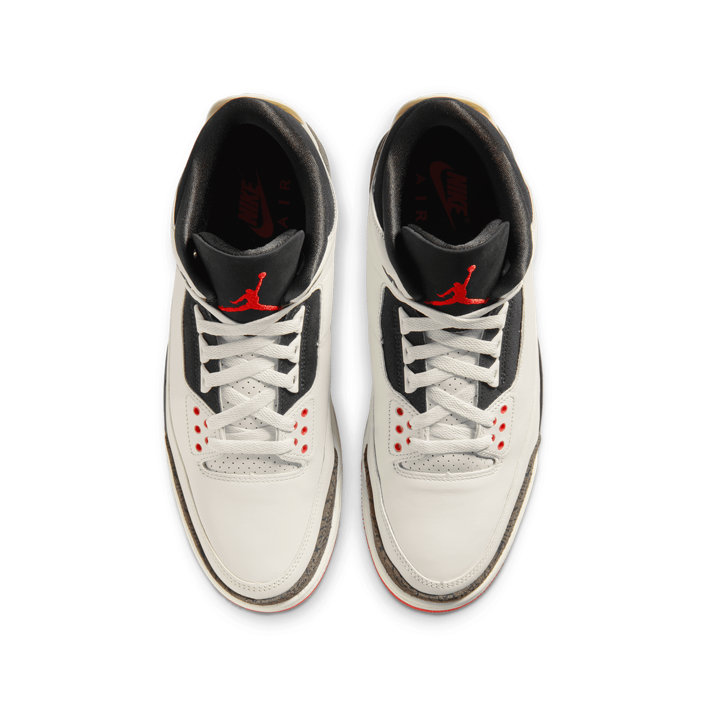 Air Jordan 3 Retro Sail and University Red
