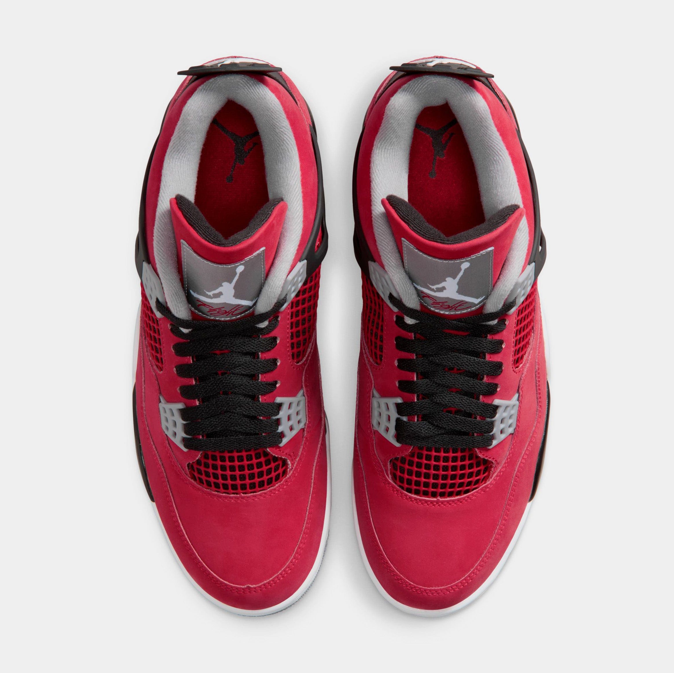 Air Jordan 4 Retro Toro Bravo Mens Lifestyle Shoes (Fire Red/White/Black/Cement Grey)