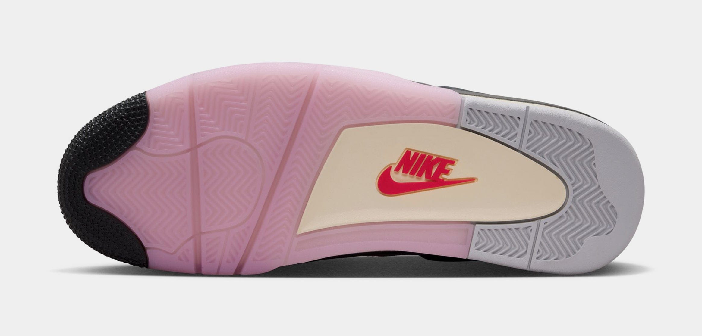 Air Jordan 4 Retro Comic Mens Lifestyle Shoes (Off White/Fire Pink/Anthracite) Free Shipping