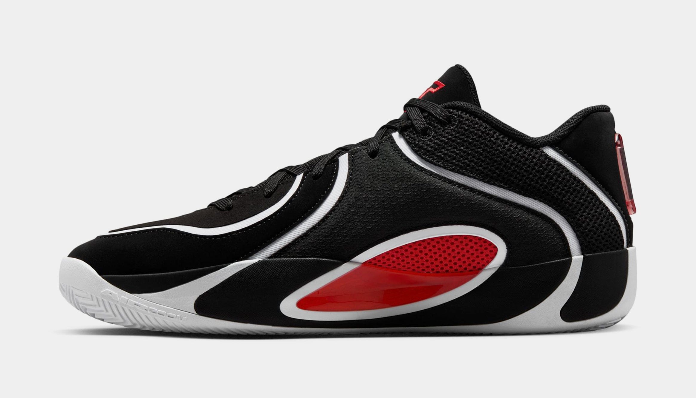 Air Jordan Tatum 4 Mens Basketball Shoes (Black/University Red/White)