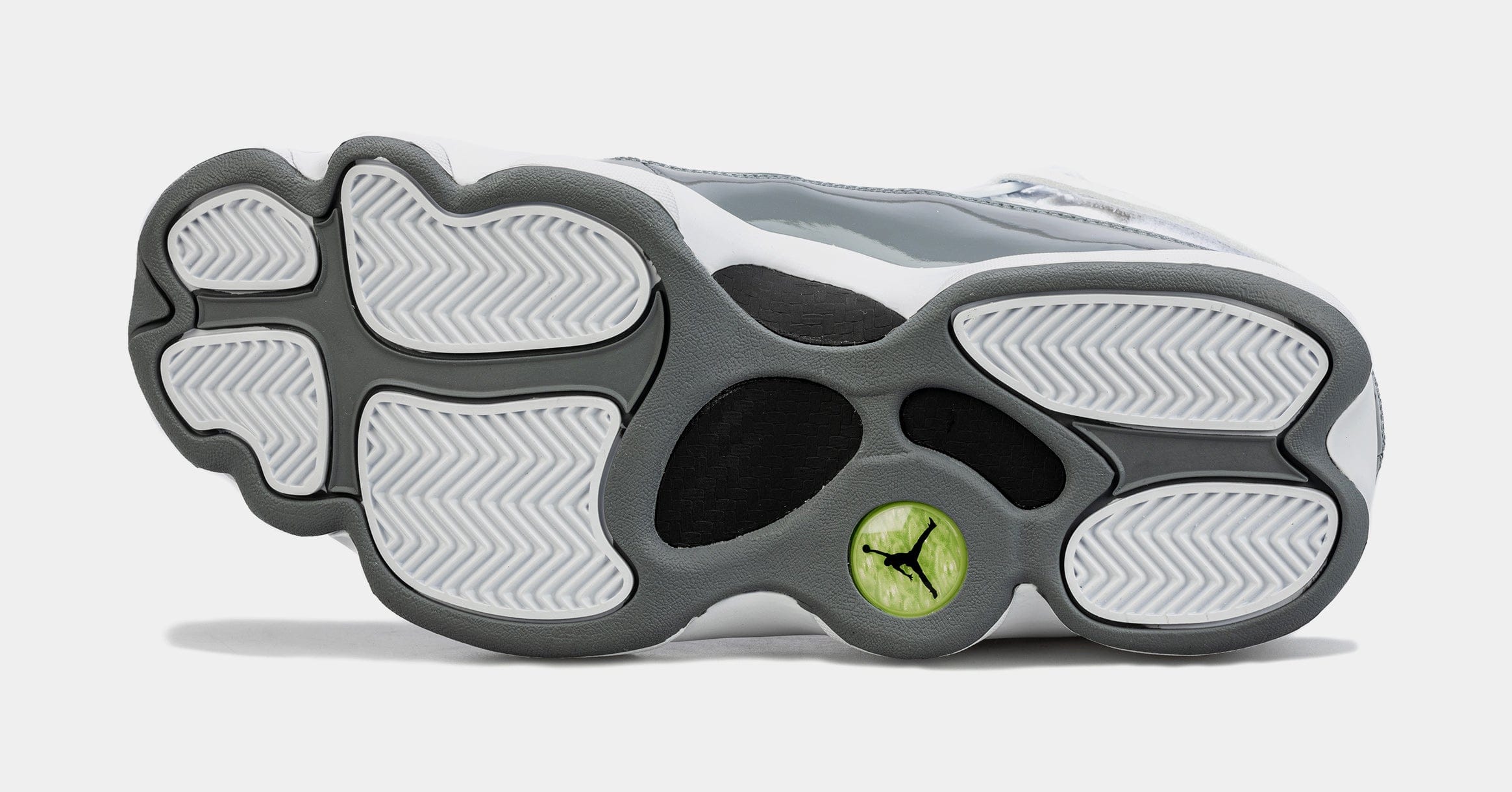 Air Jordan 6 Rings Mens Basketball Shoes (White/ Cool Grey)