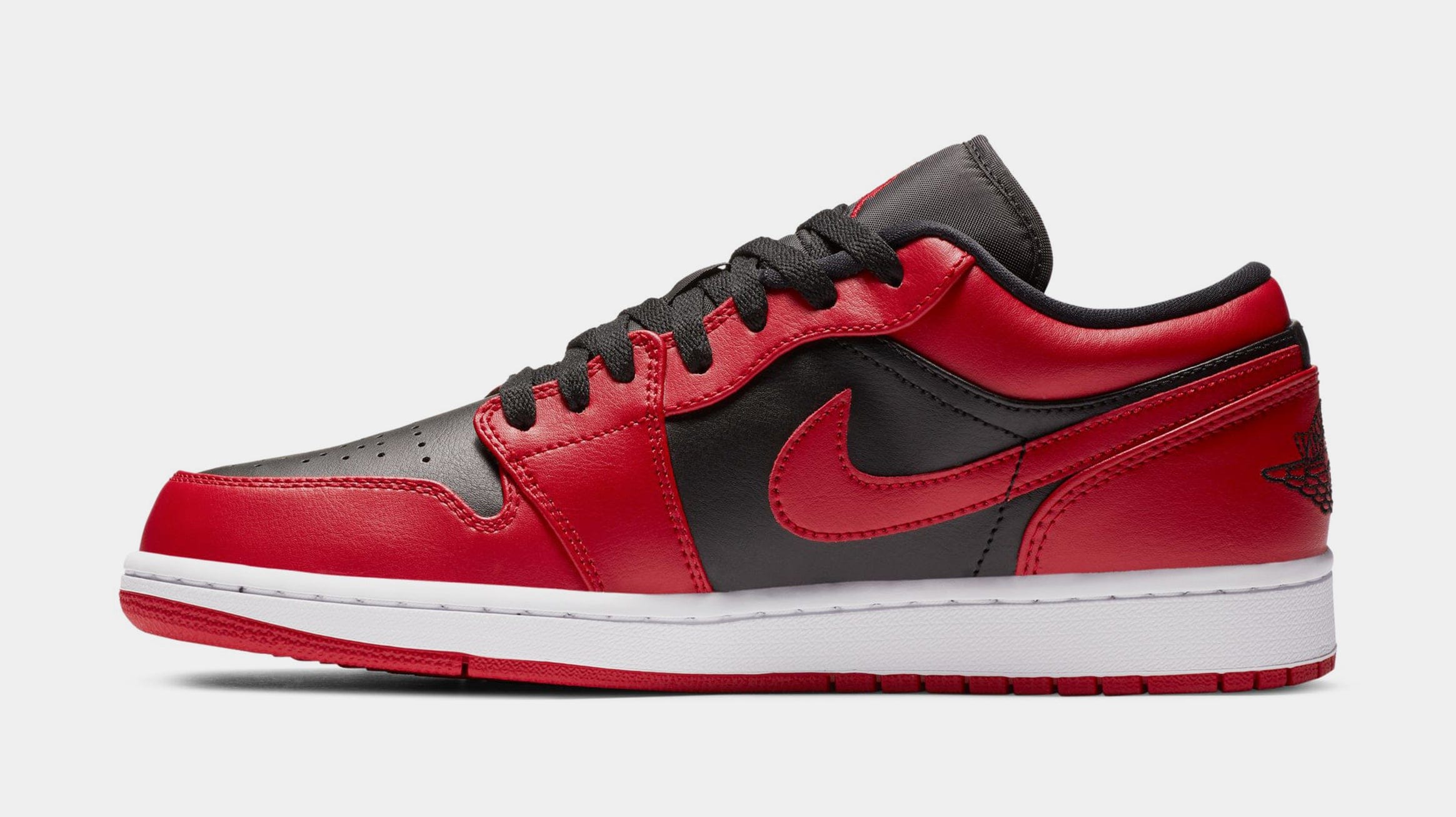 Air Jordan 1 Low Varsity Red Mens Lifestyle Shoe (Varsity Red/Black/White)
