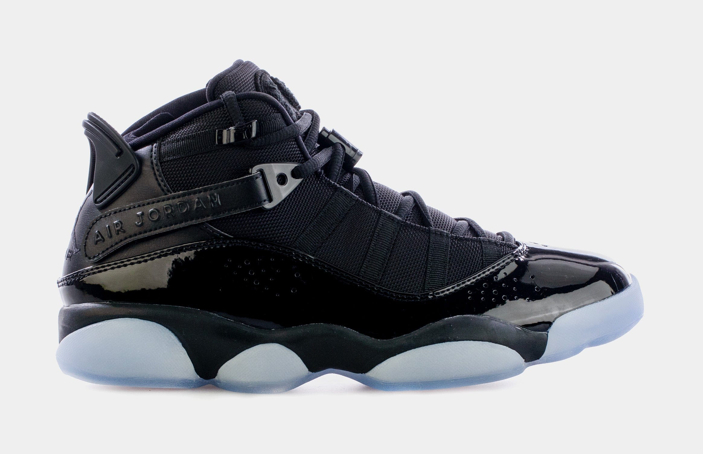 Air Jordan 6 Rings Mens Basketball Shoes (Black/White)
