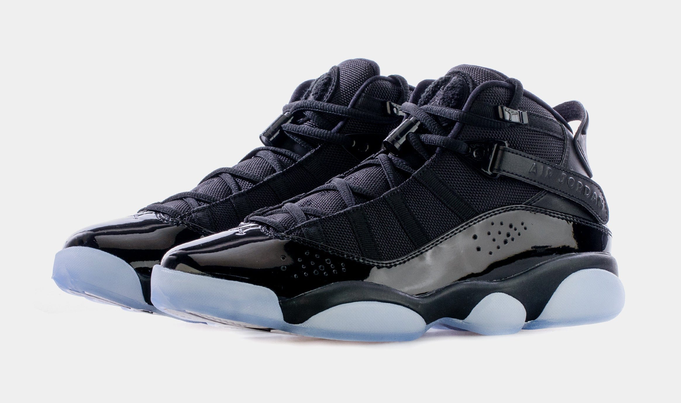Air Jordan 6 Rings Mens Basketball Shoes (Black/White)