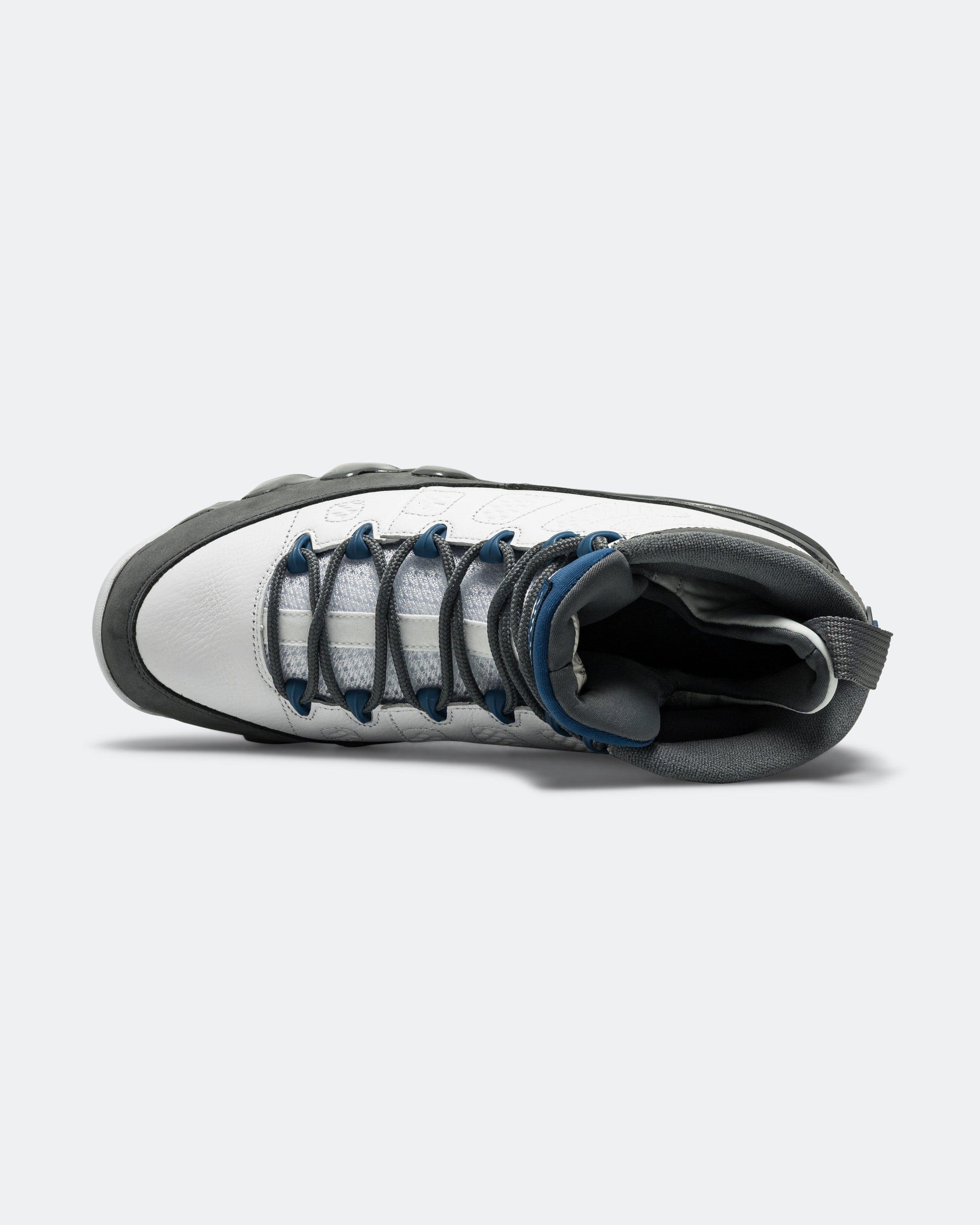 Air Jordan 9 Retro - White/French Blue - Flint Grey