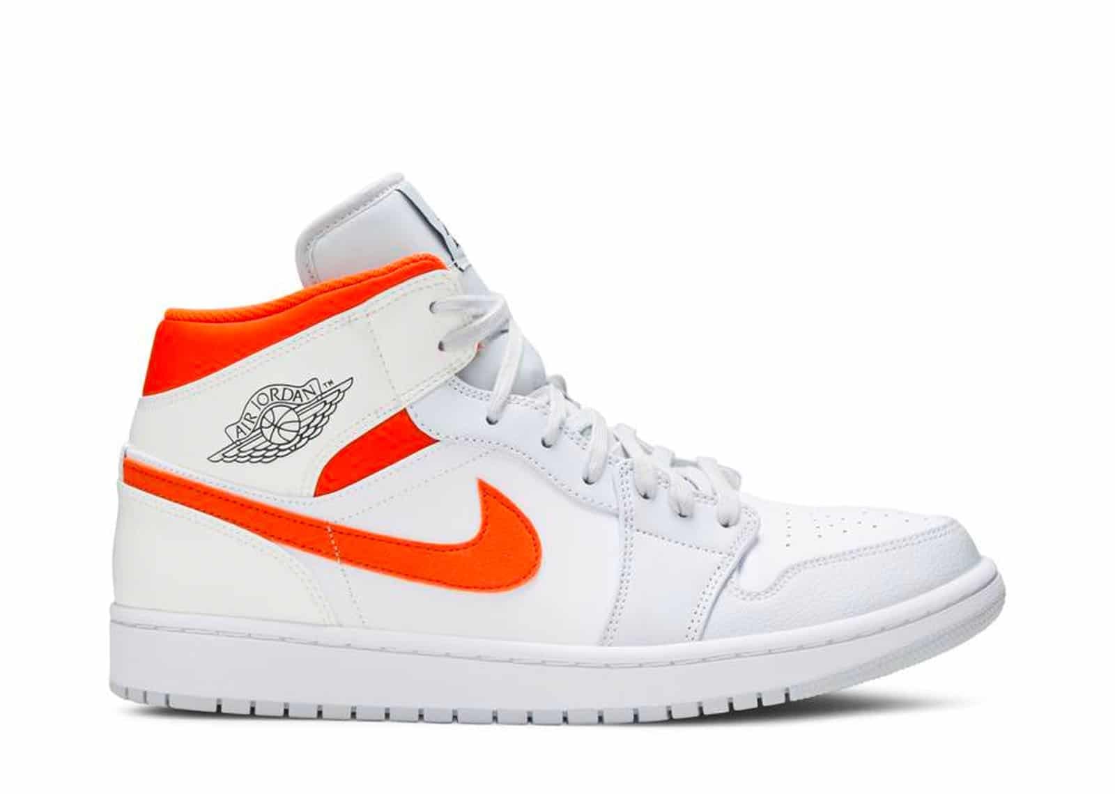 Air Jordan 1 Mid Starfish Pure Platinum