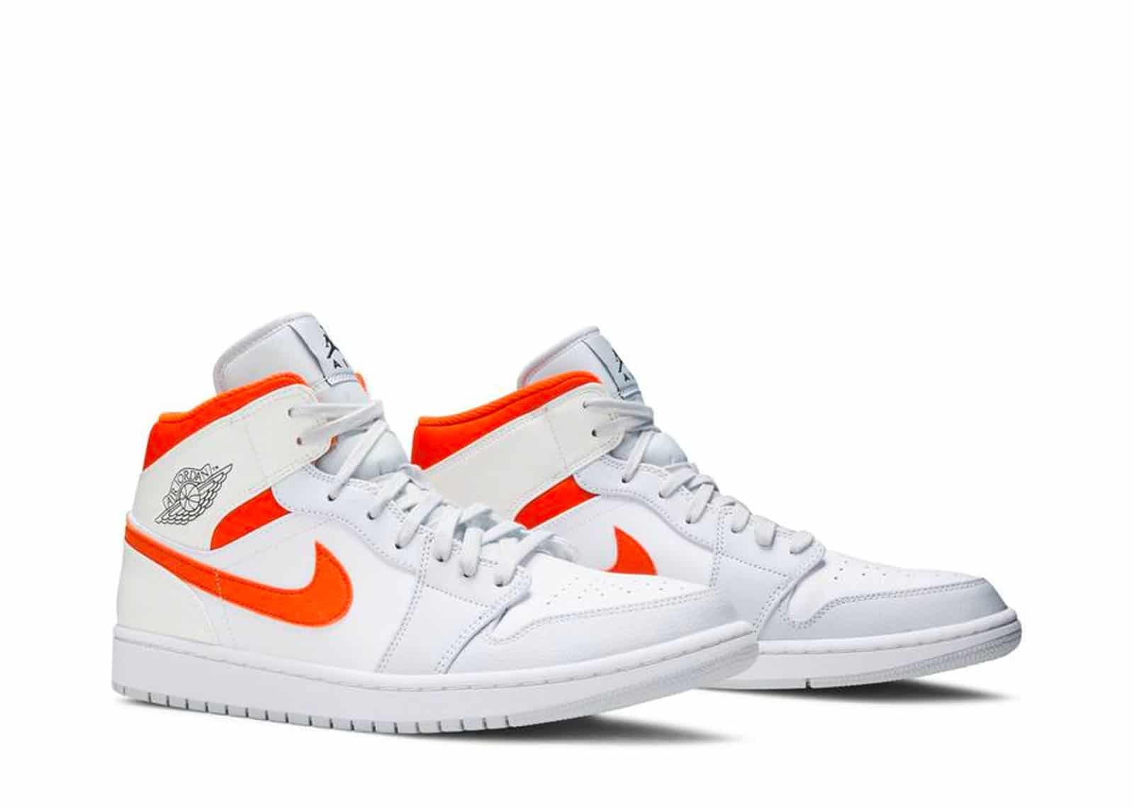 Air Jordan 1 Mid Starfish Pure Platinum