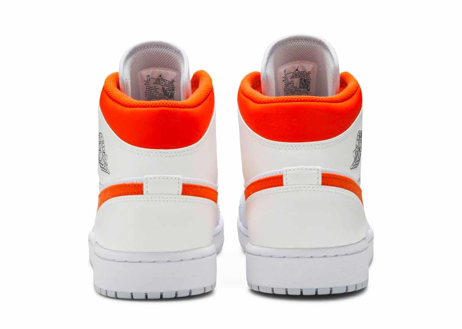 Air Jordan 1 Mid Starfish Pure Platinum
