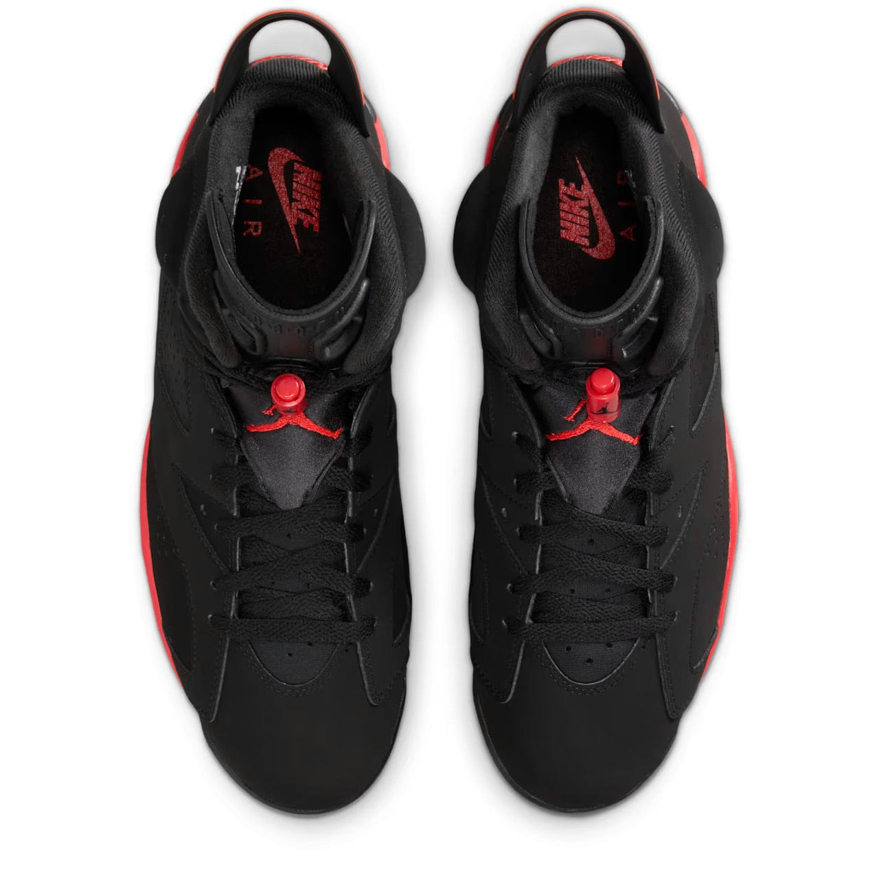 Air Jordan Jordan 6 Infrared Salesman Black and Light Crimson