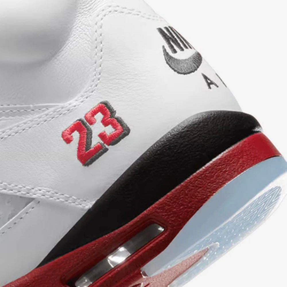 Air Jordan Jordan 5 Fire Red Black Tongue
