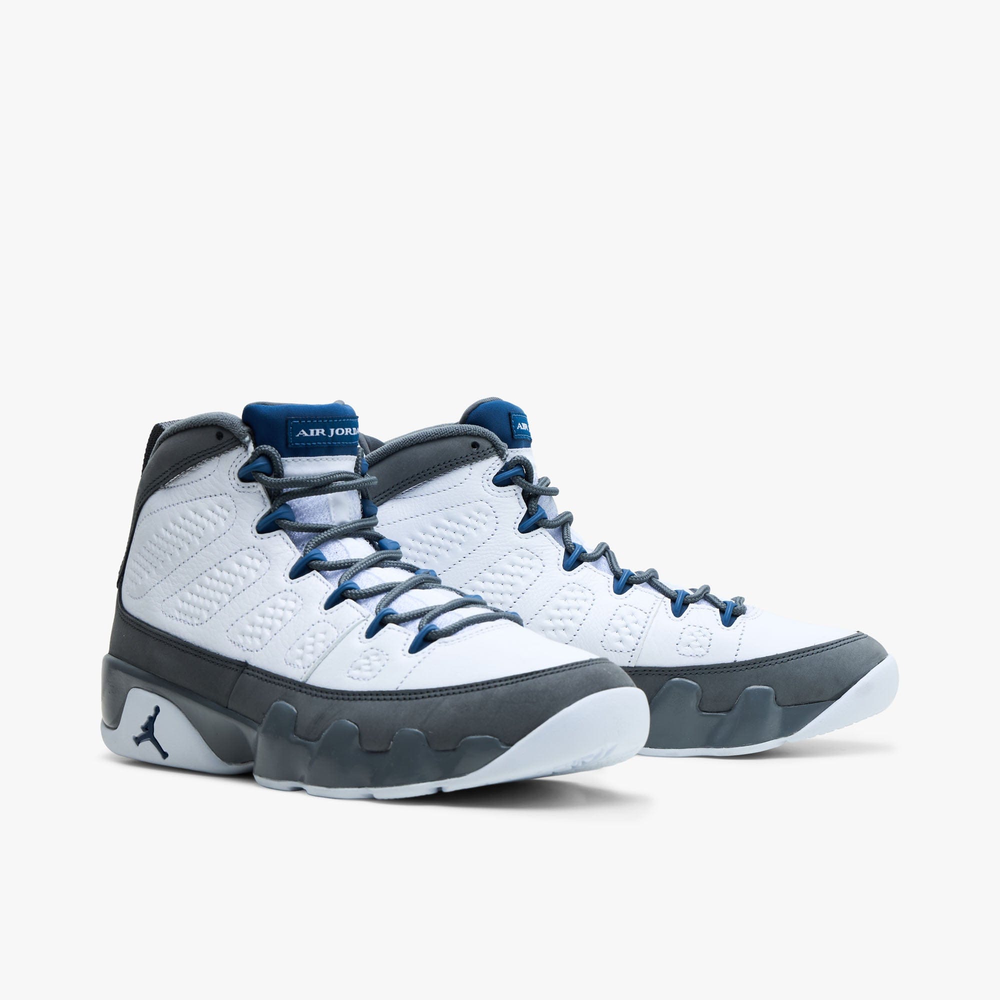 Air Jordan Jordan 9 Retro White / French Blue - Flint Grey