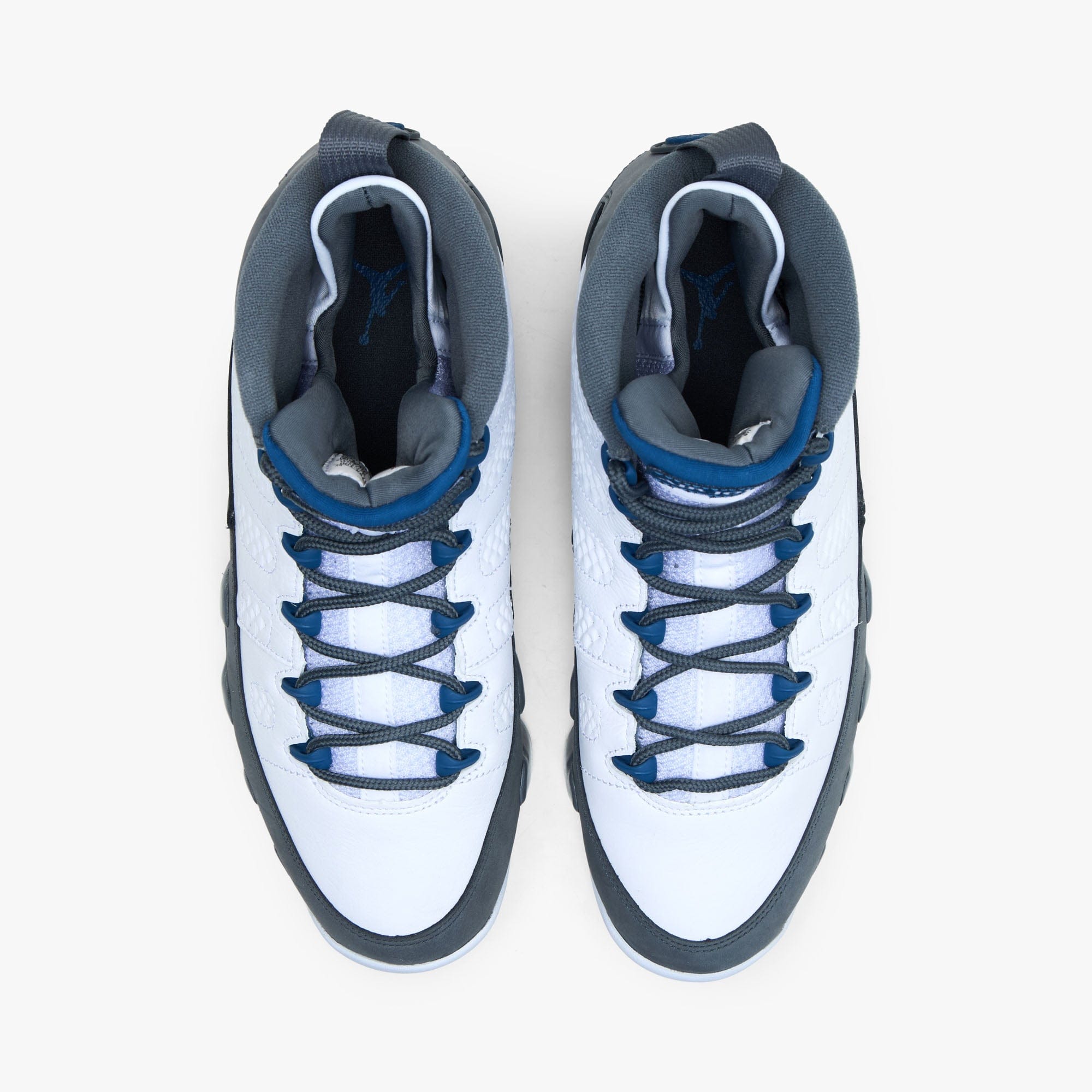 Air Jordan Jordan 9 Retro White / French Blue - Flint Grey