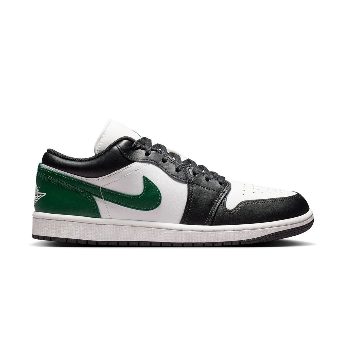 Air Jordan 1 Low BLACK/SUMMIT WHITE/GORGE GREEN