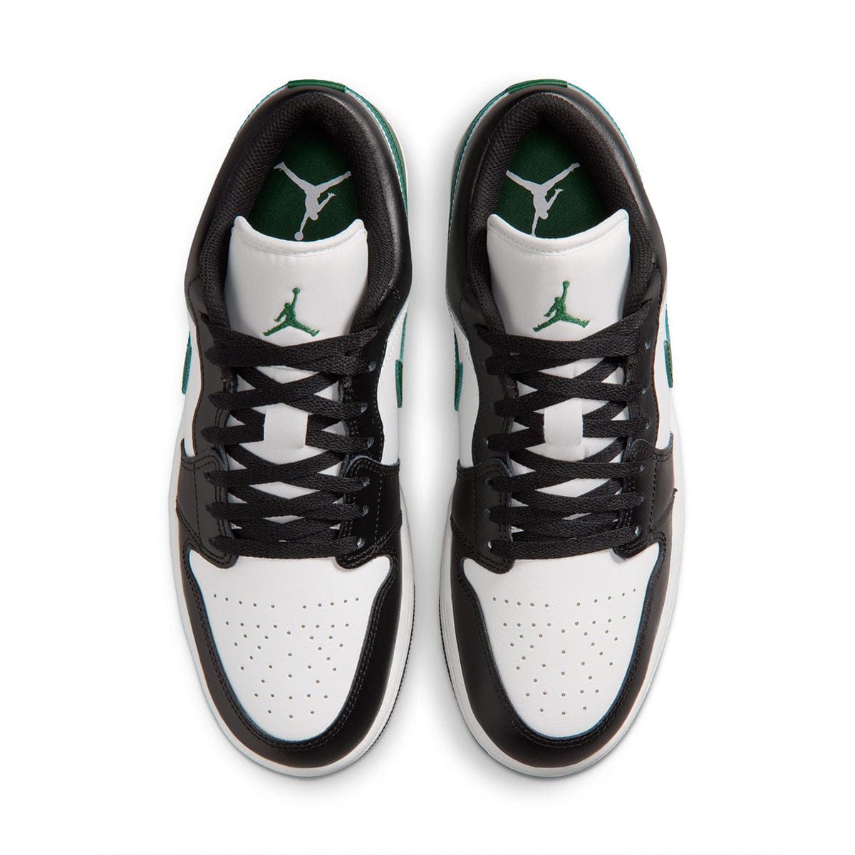 Air Jordan 1 Low BLACK/SUMMIT WHITE/GORGE GREEN