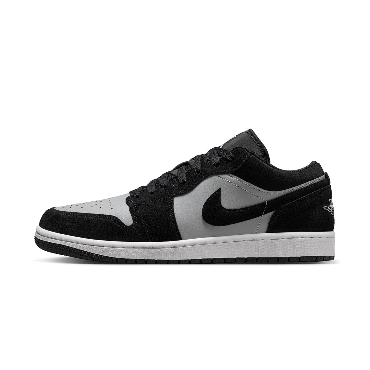 Air Jordan 1 Low BLACK/WHITE/LT SMOKE GREY
