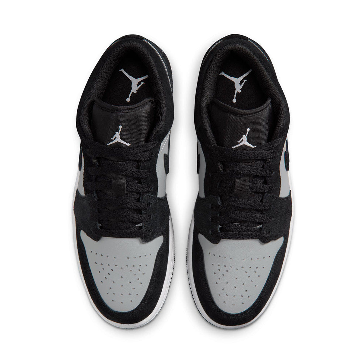 Air Jordan 1 Low BLACK/WHITE/LT SMOKE GREY