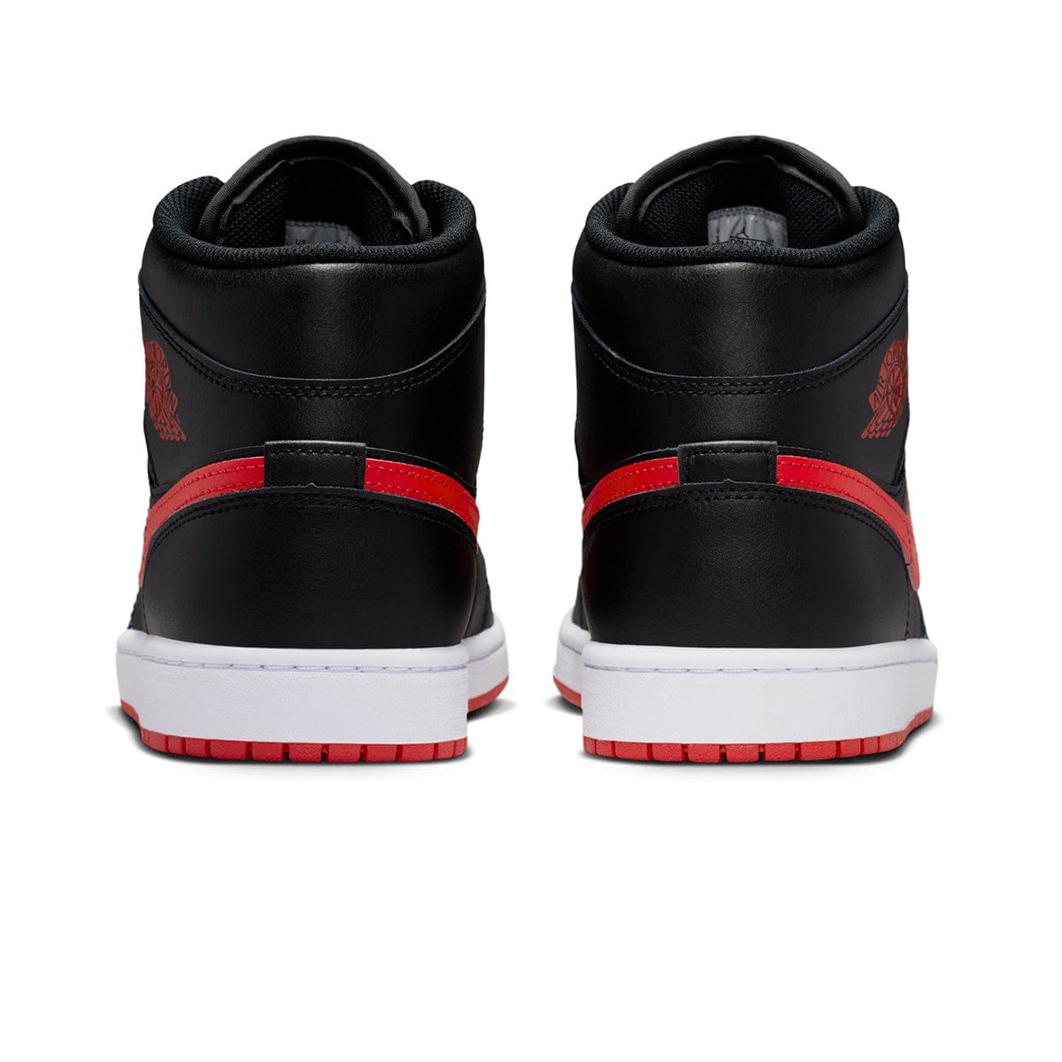 Air Jordan 1 Mid BLACK/UNIVERSITY RED/WHITE