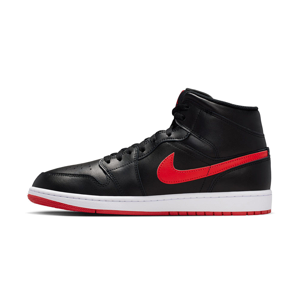 Air Jordan 1 Mid BLACK/UNIVERSITY RED/WHITE
