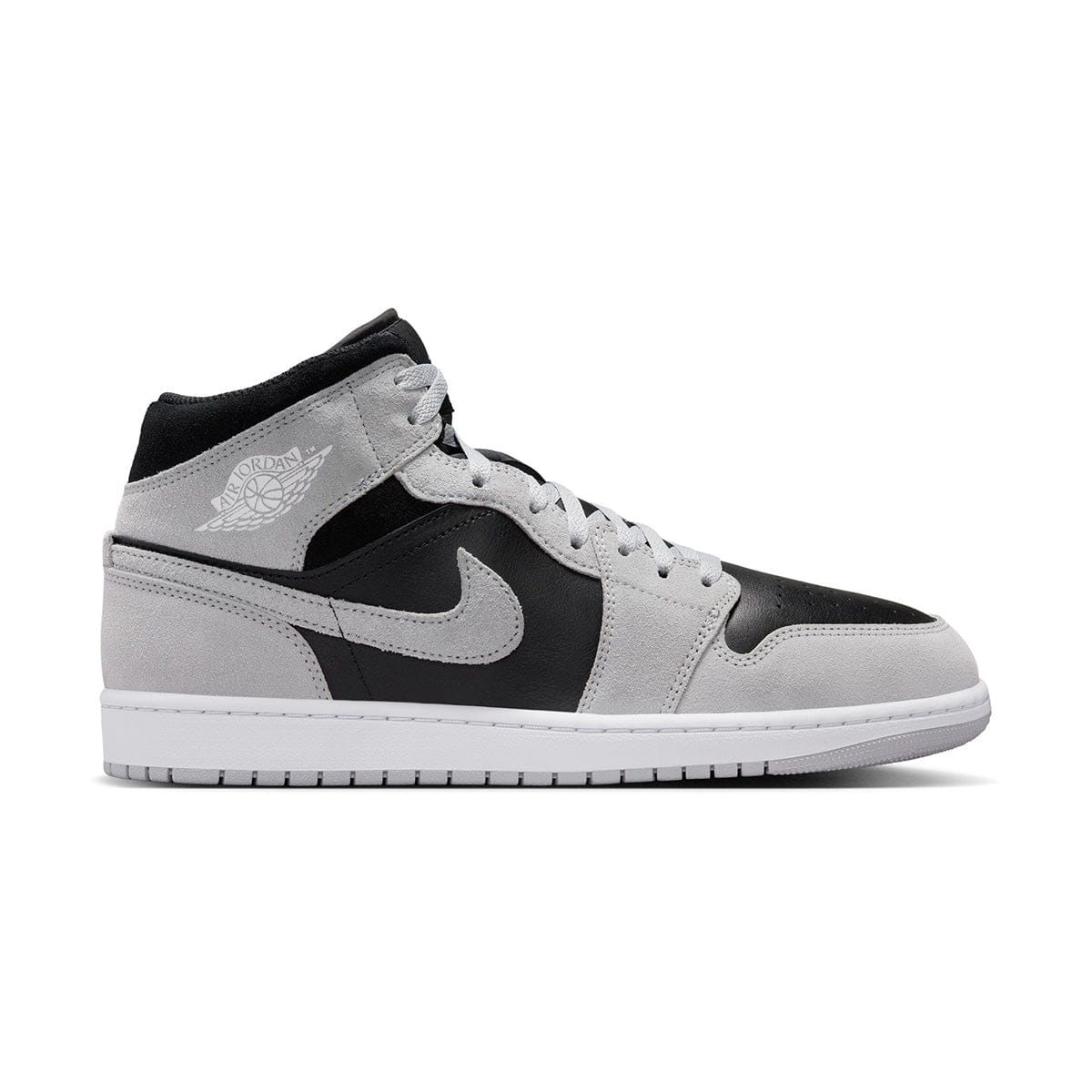 Air Jordan 1 Mid LT SMOKE GREY/WHITE/BLACK