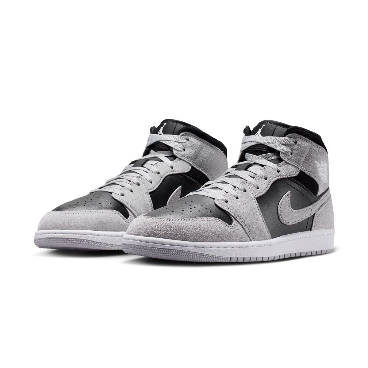 Air Jordan 1 Mid LT SMOKE GREY/WHITE/BLACK