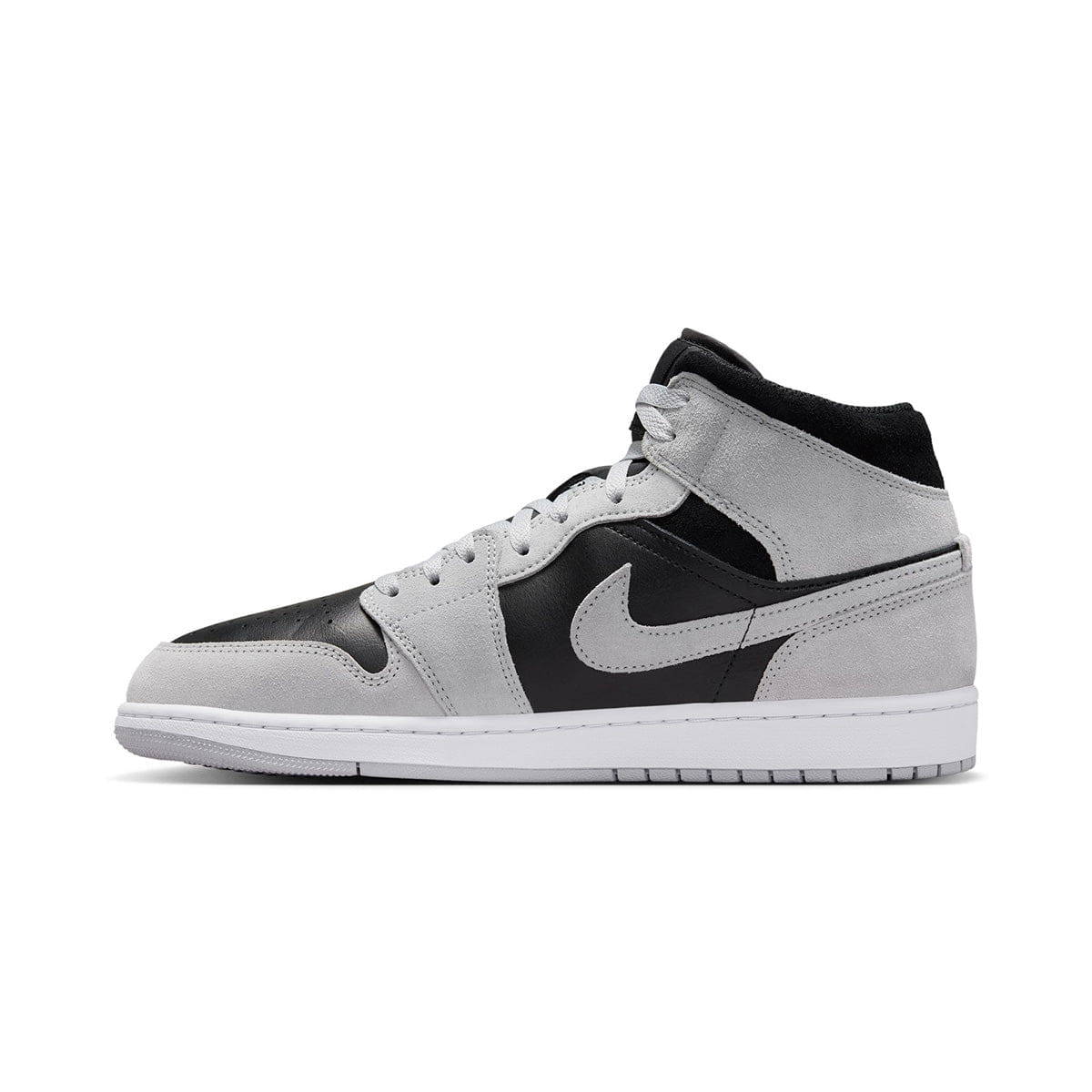 Air Jordan 1 Mid LT SMOKE GREY/WHITE/BLACK