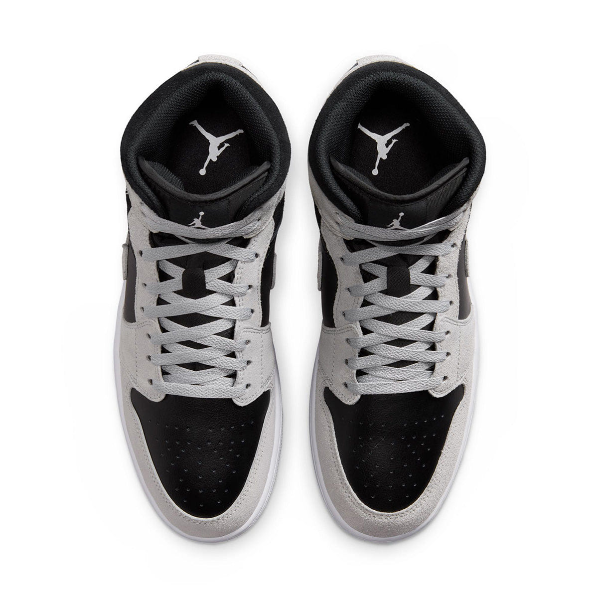 Air Jordan 1 Mid LT SMOKE GREY/WHITE/BLACK