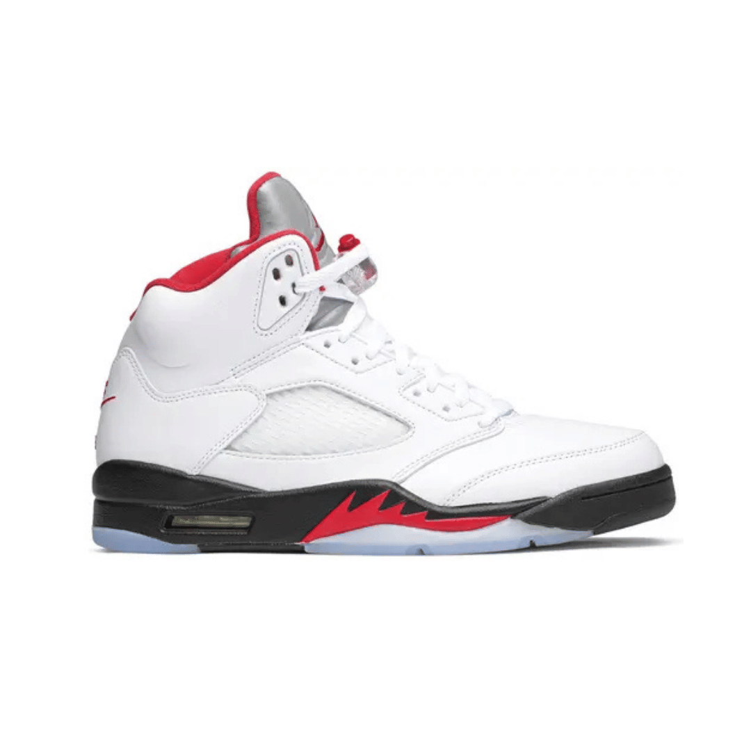 Air Jordan 5 Retro White Fire Red 2020