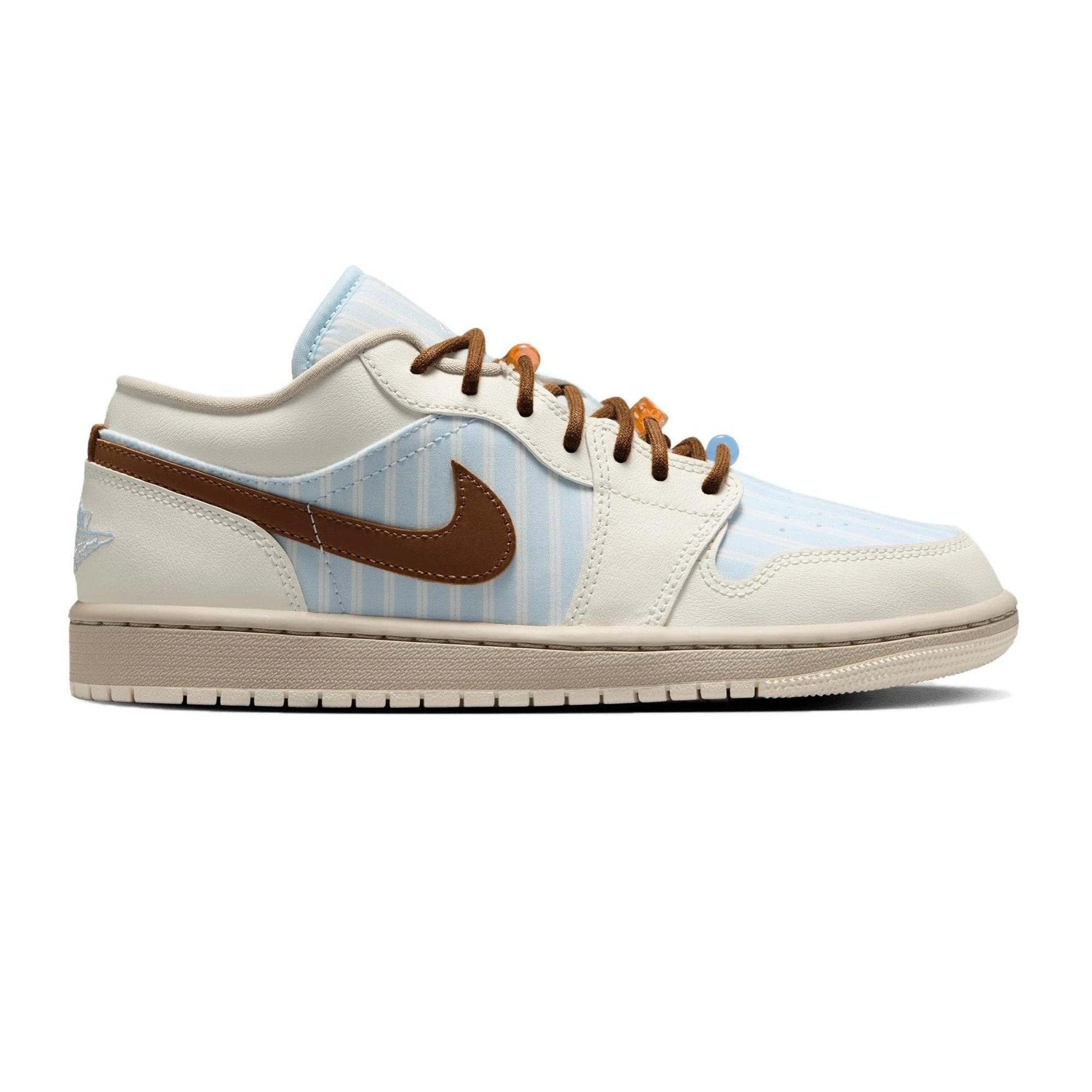 Air Jordan 1 Low Pinstripe Pack Hydrogen Blue Cream Women's (2026)