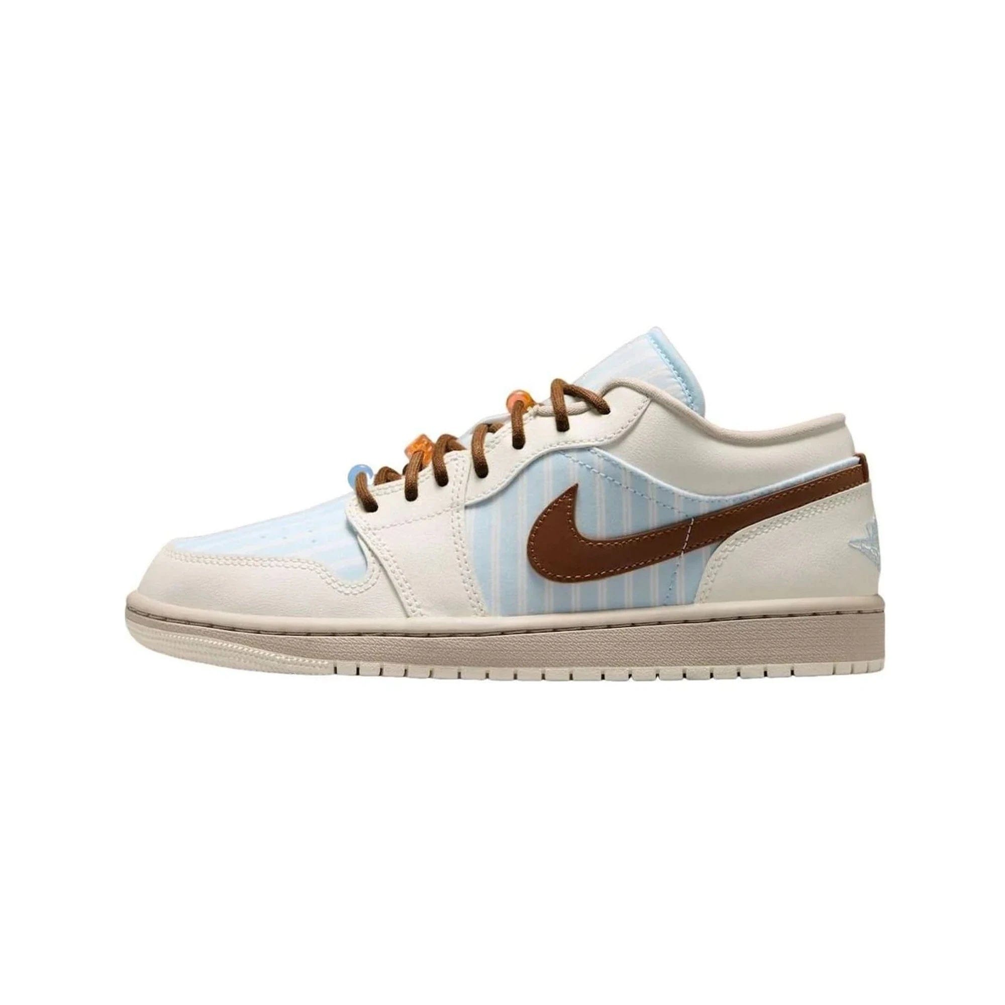 Air Jordan 1 Low Pinstripe Pack Hydrogen Blue Cream Women's (2026)