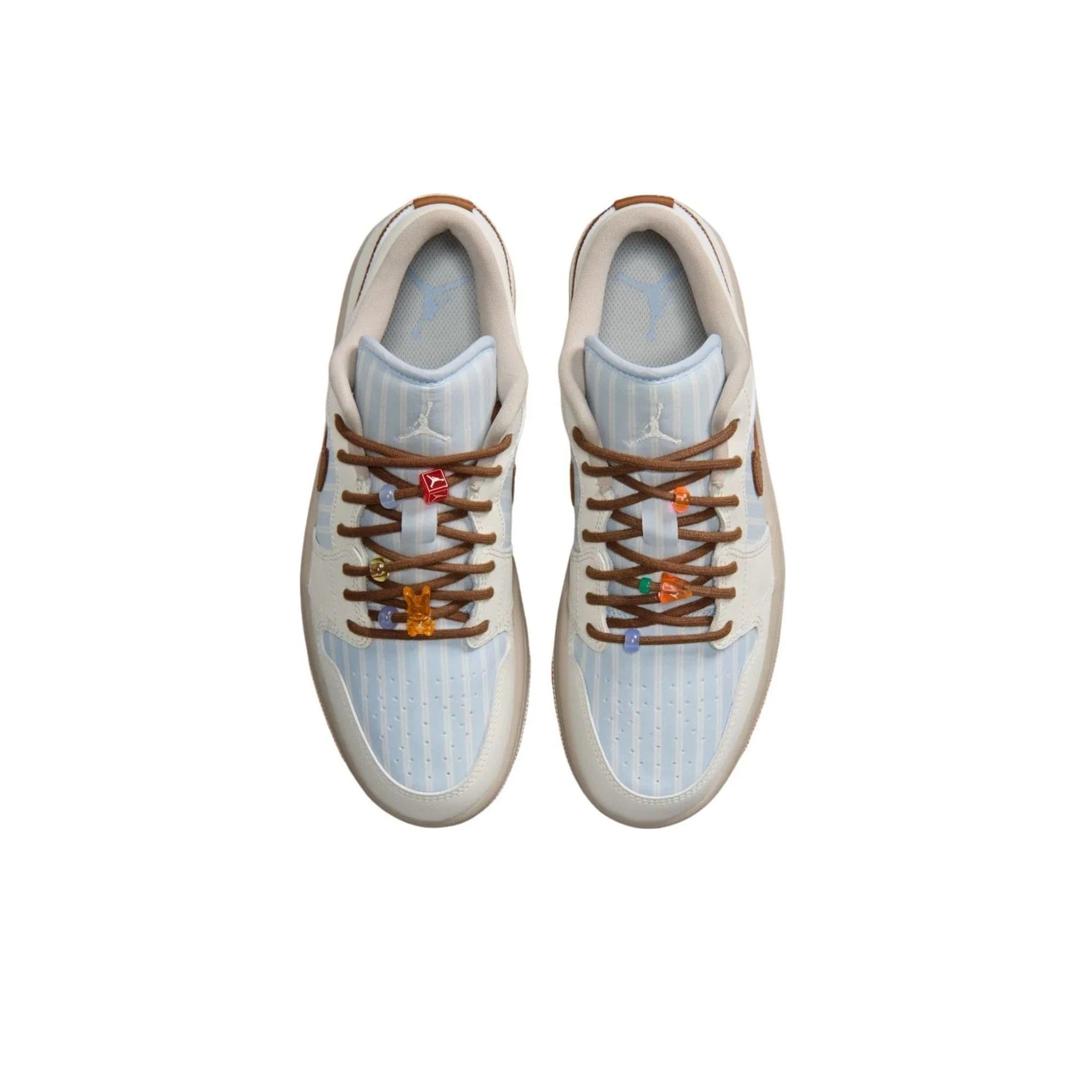 Air Jordan 1 Low Pinstripe Pack Hydrogen Blue Cream Women's (2026)