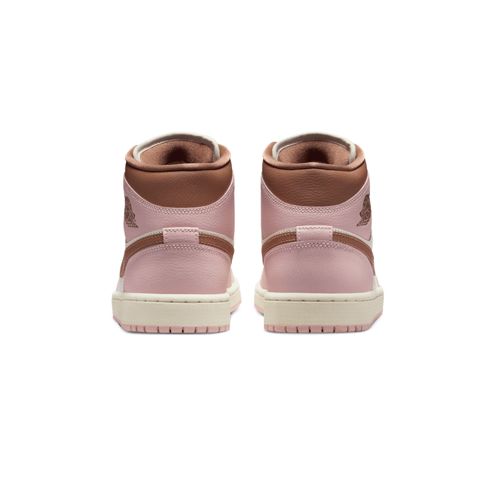 Air Jordan 1 Mid Pink Oxford Brown Women's