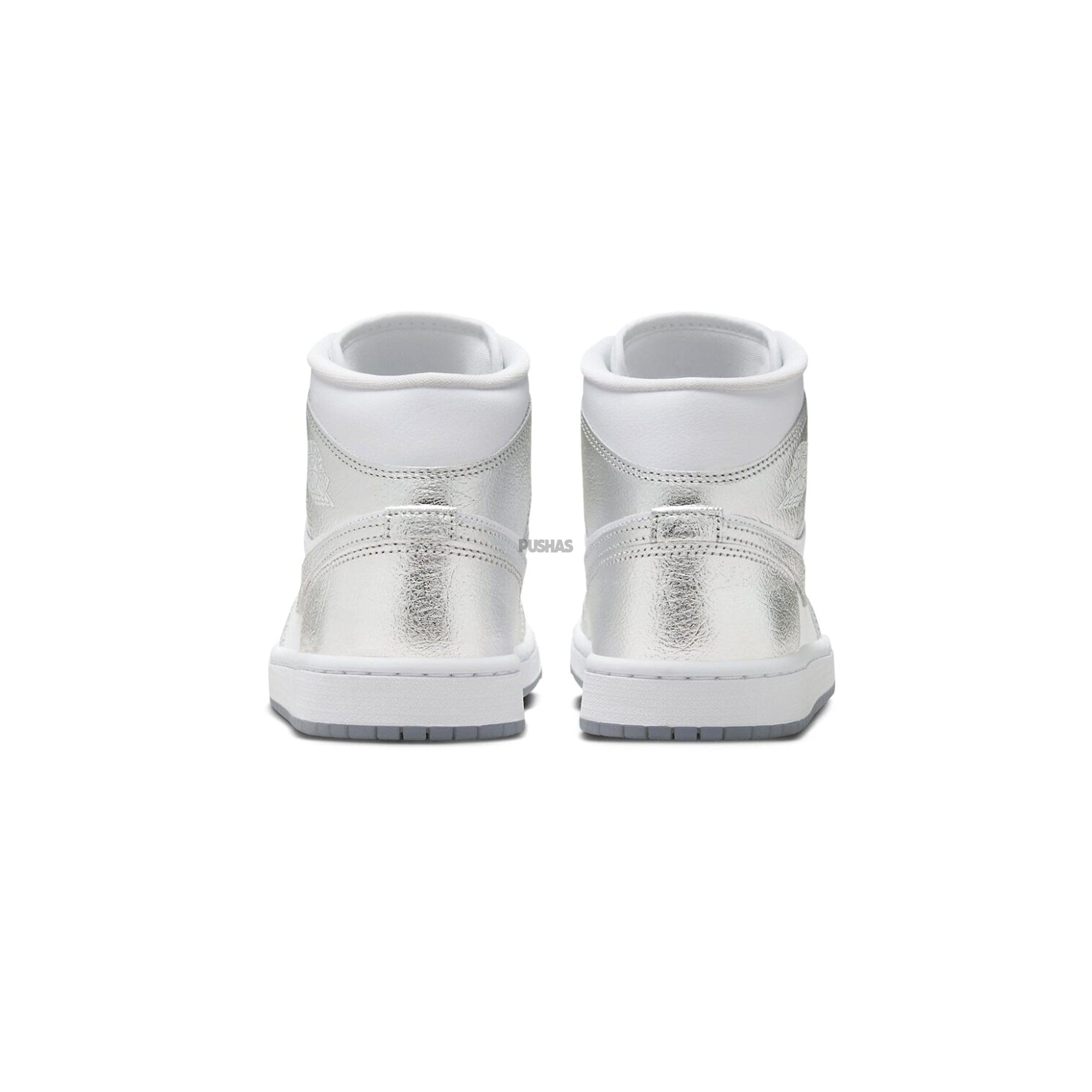 Air Jordan 1 Mid SE Metallic Silver Women's