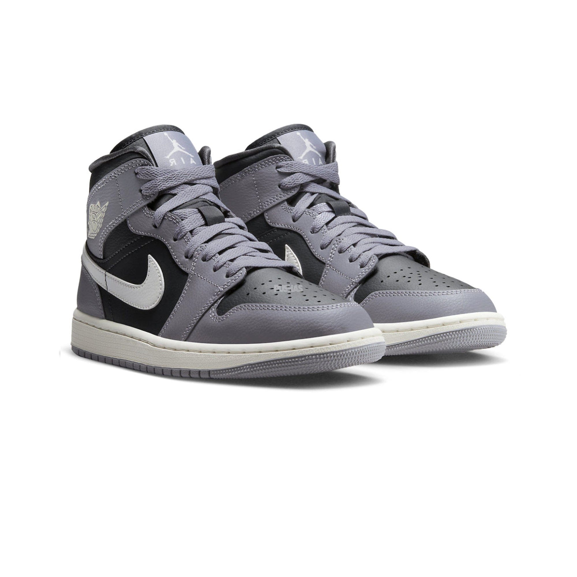 Air Jordan 1 Mid Cement Grey Women's (2023)