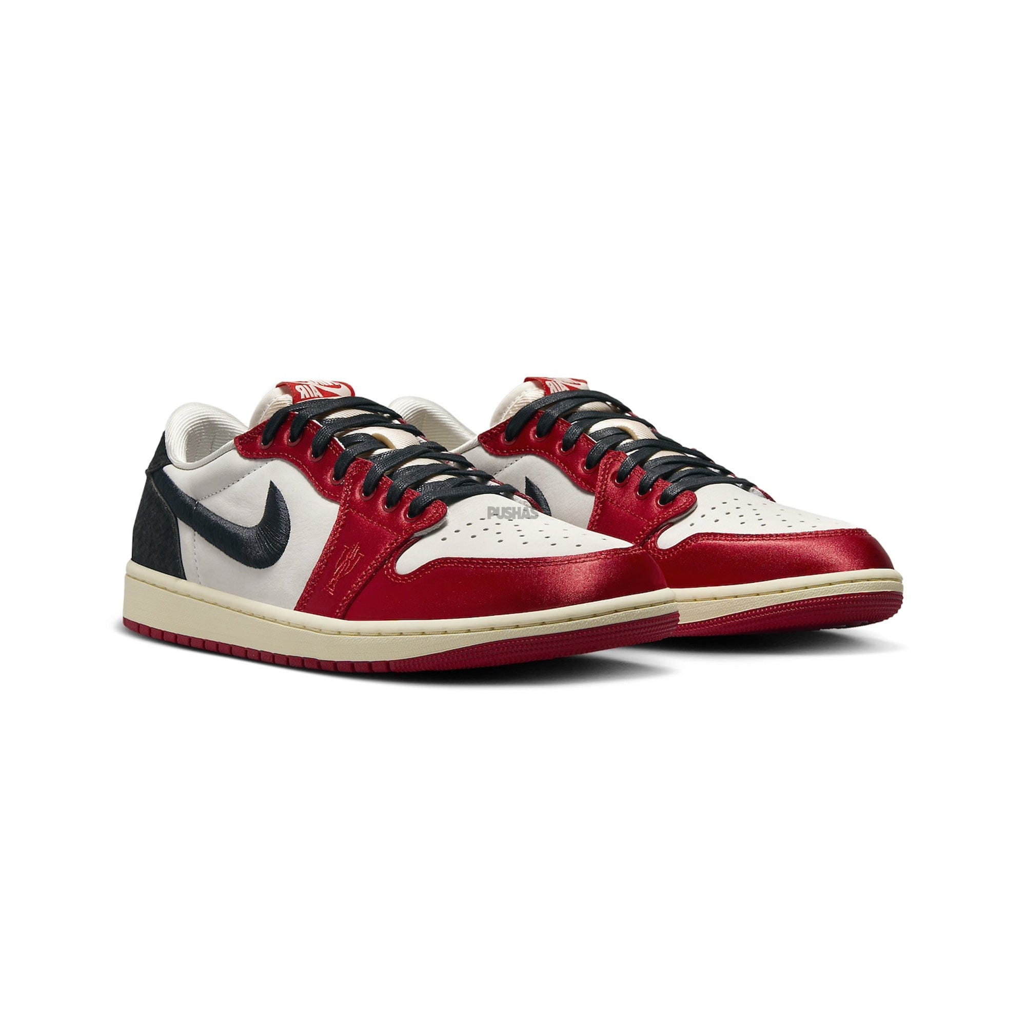 Air Jordan 1 Low OG x Trophy Room Sail/Black/Varsity Red (2024)