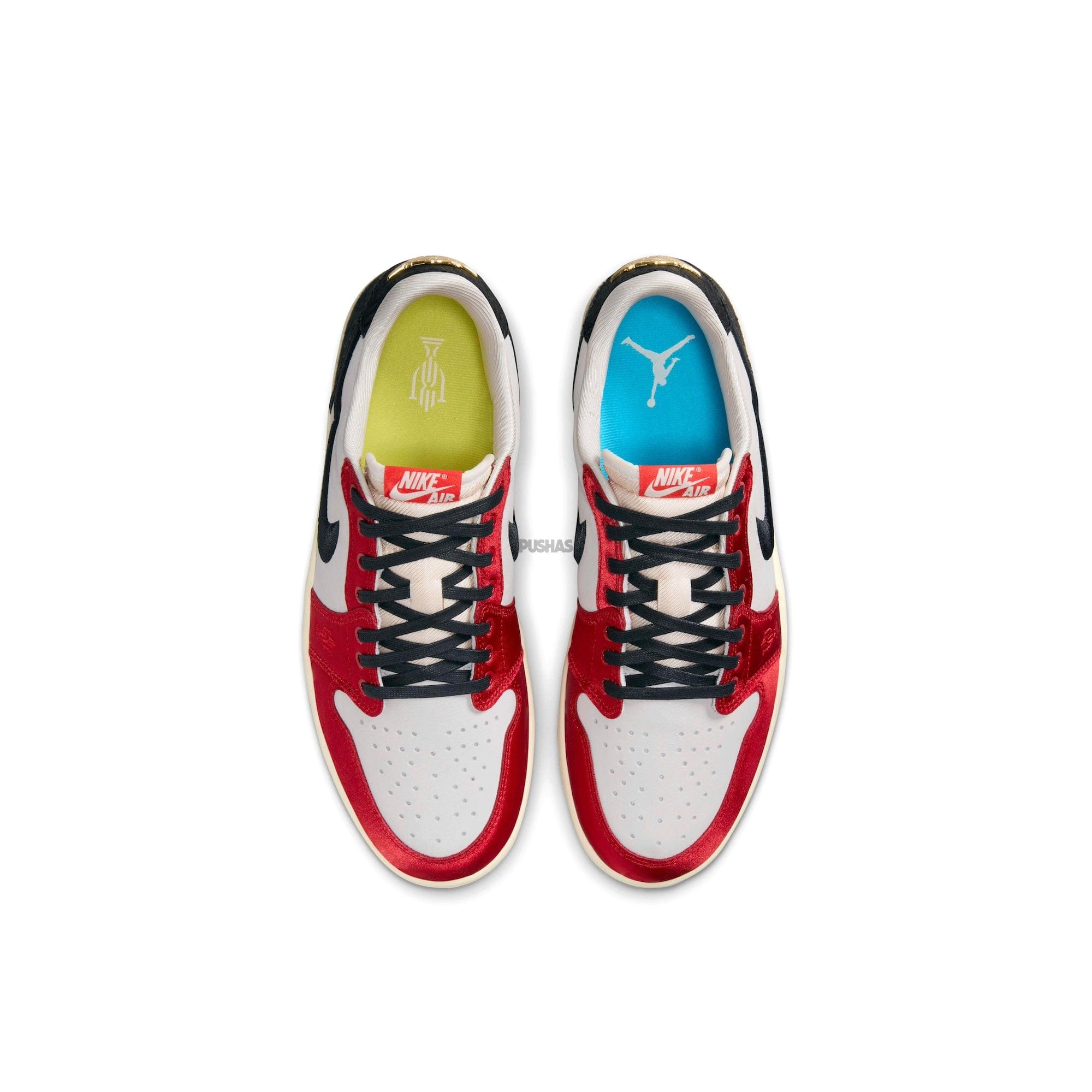 Air Jordan 1 Low OG x Trophy Room Sail/Black/Varsity Red (2024)