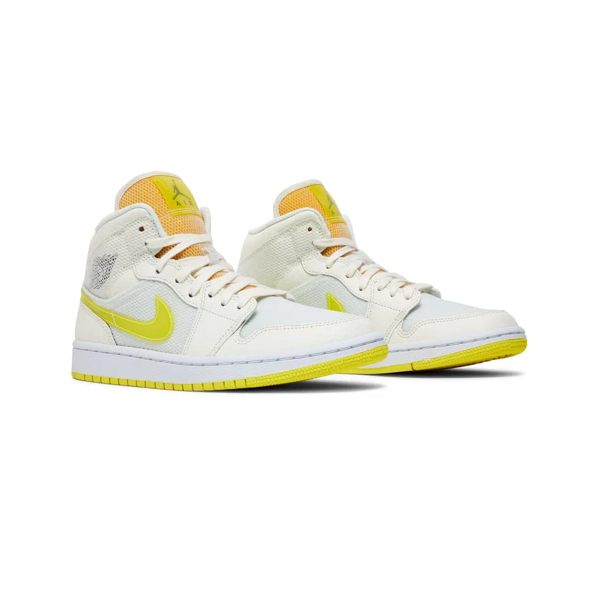 Air Jordan 1 Mid SE Voltage Yellow W (2021)